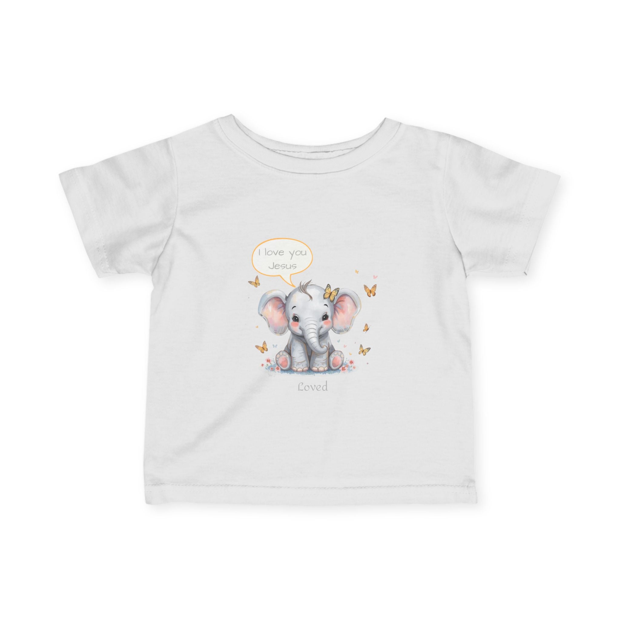 Christian Shirt Infant Elephant Inspirational Gift