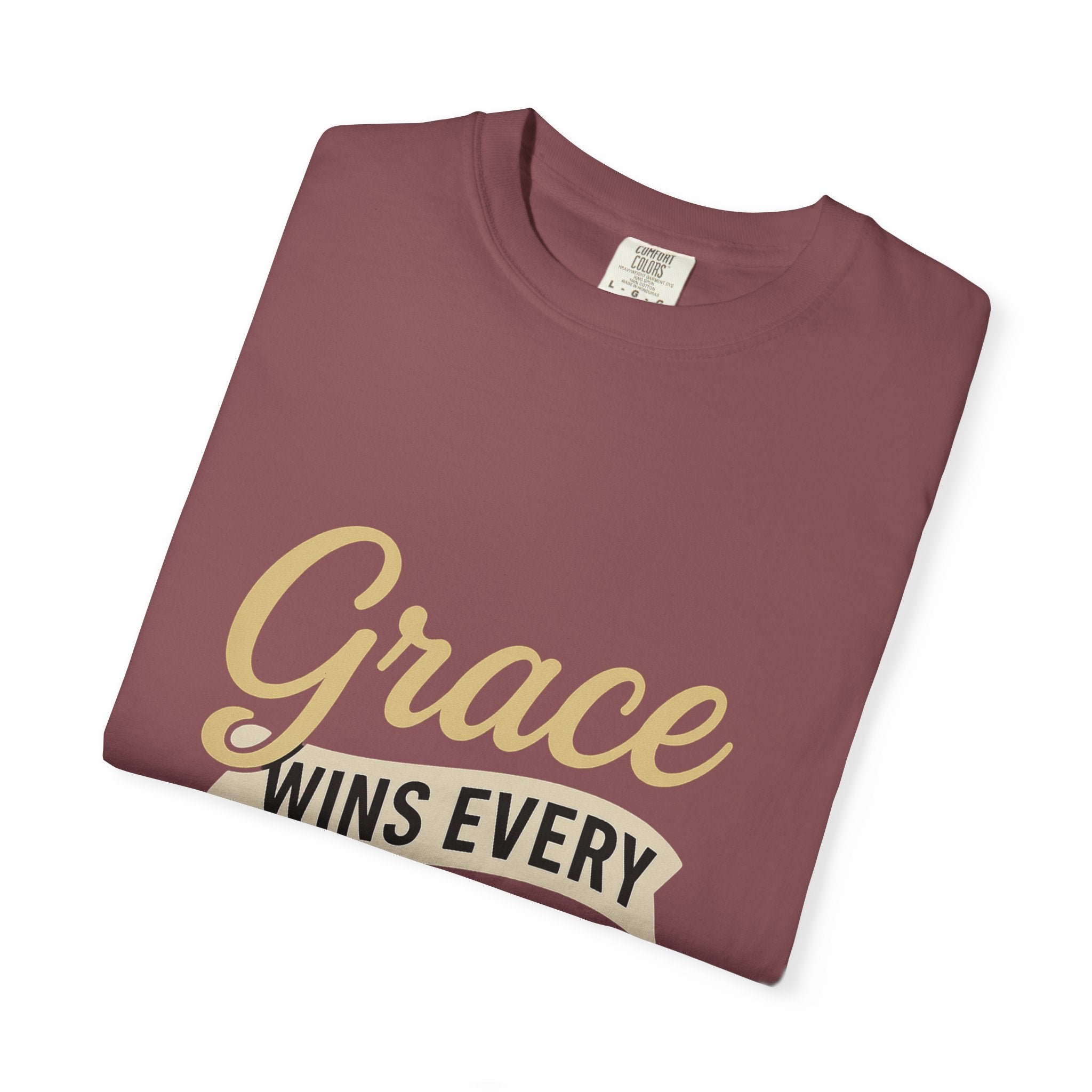 Grace Wins Christian Shirt Faith Apparel Inspirational Gift