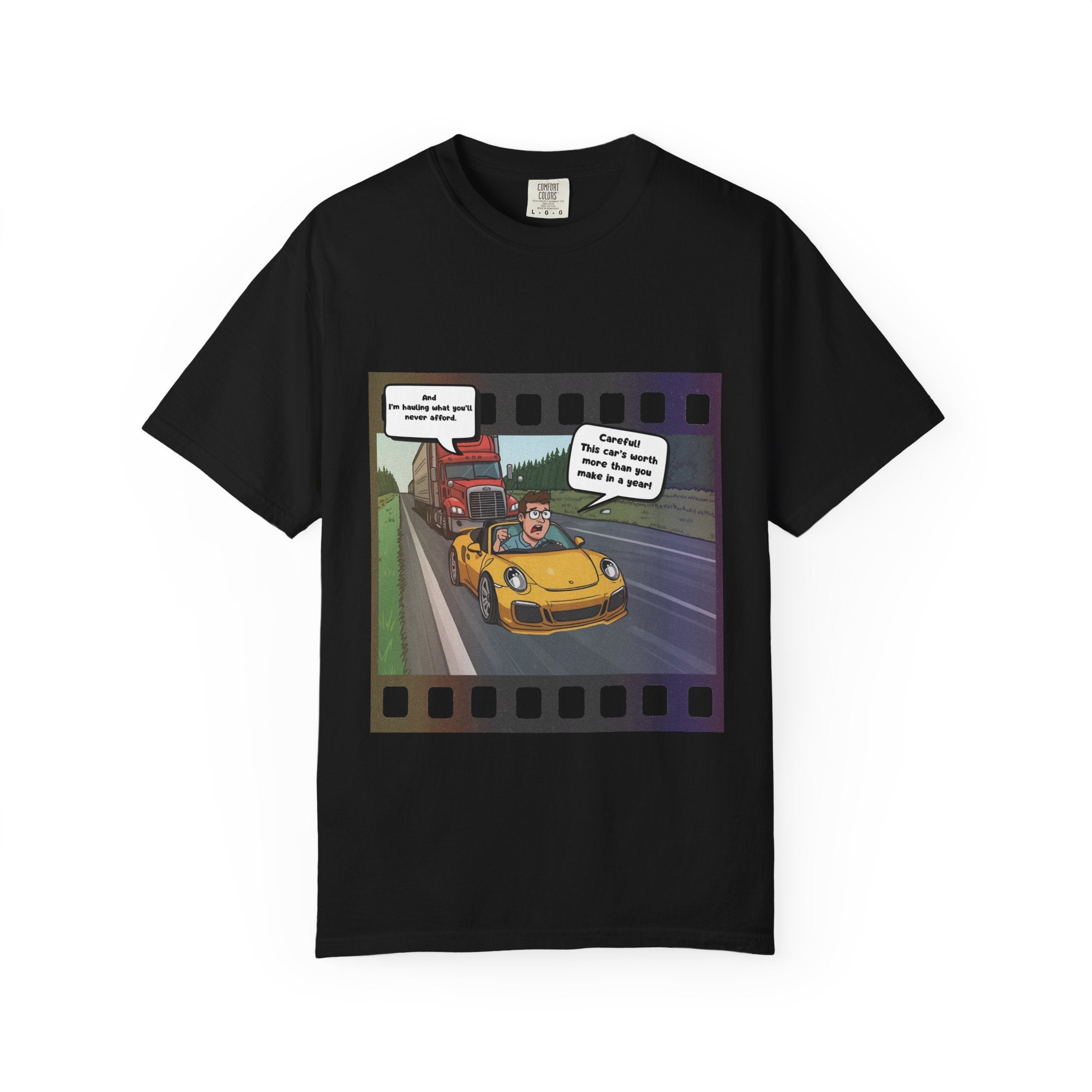 Funny Car Enthusiast T Shirt Unisex Garment Dyed Comfort Fit Casual Driving Tee For Car Lovers