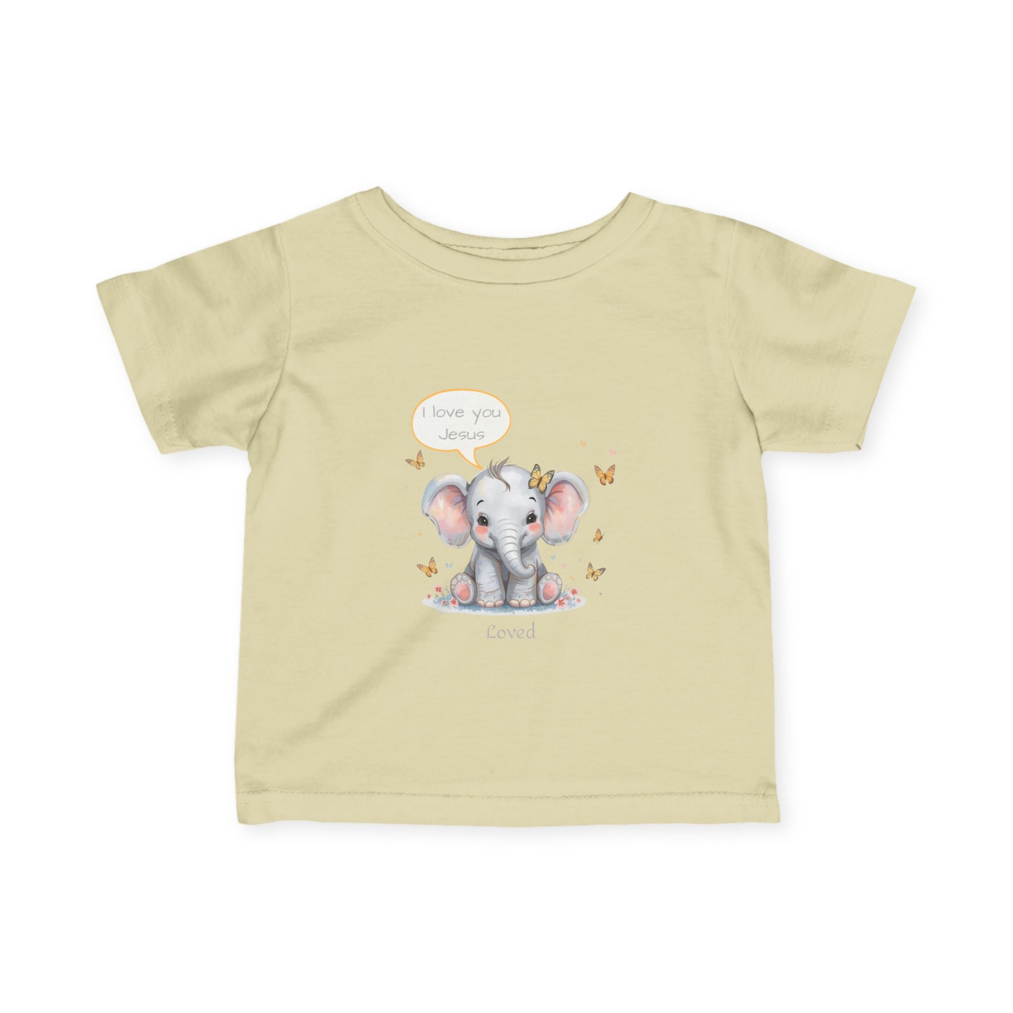 Christian Shirt Infant Elephant Inspirational Gift