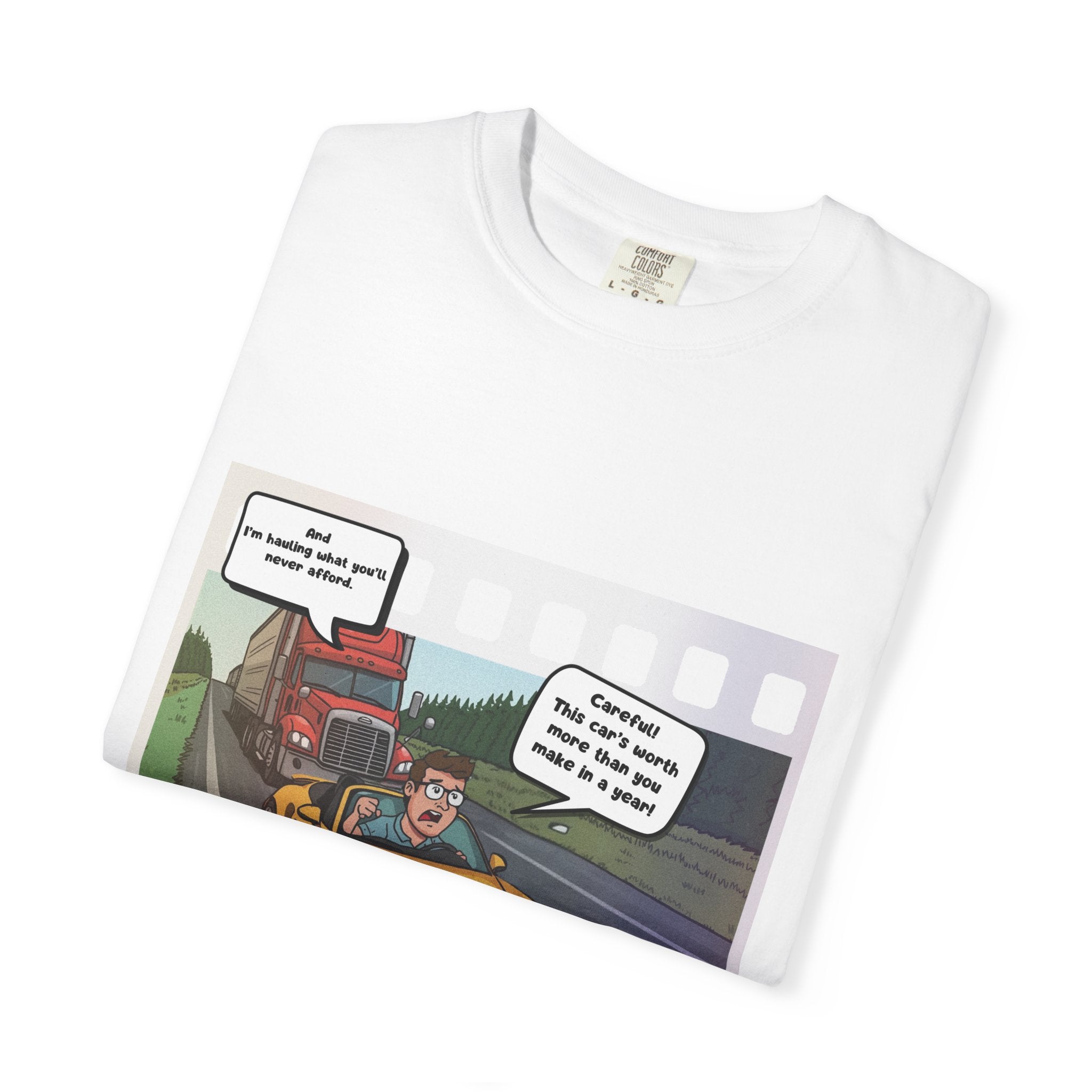 Funny Car Enthusiast T Shirt Unisex Garment Dyed Comfort Fit Casual Driving Tee For Car Lovers