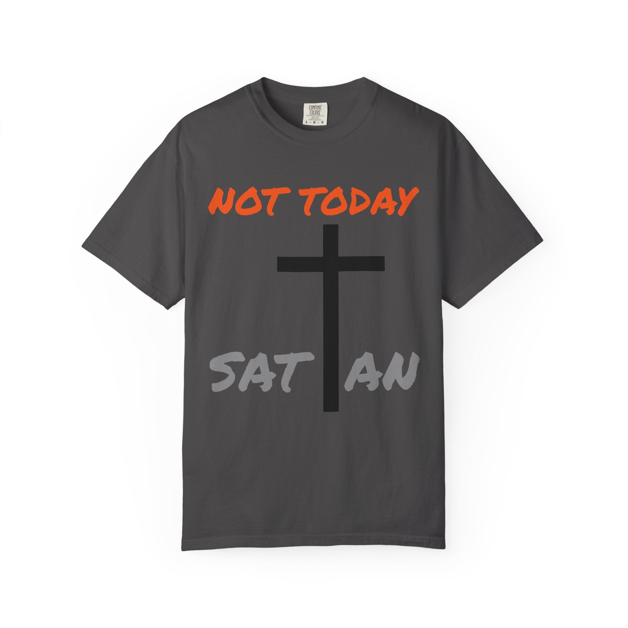 Christian Shirt Not Today Satan Tee For Faithful Style