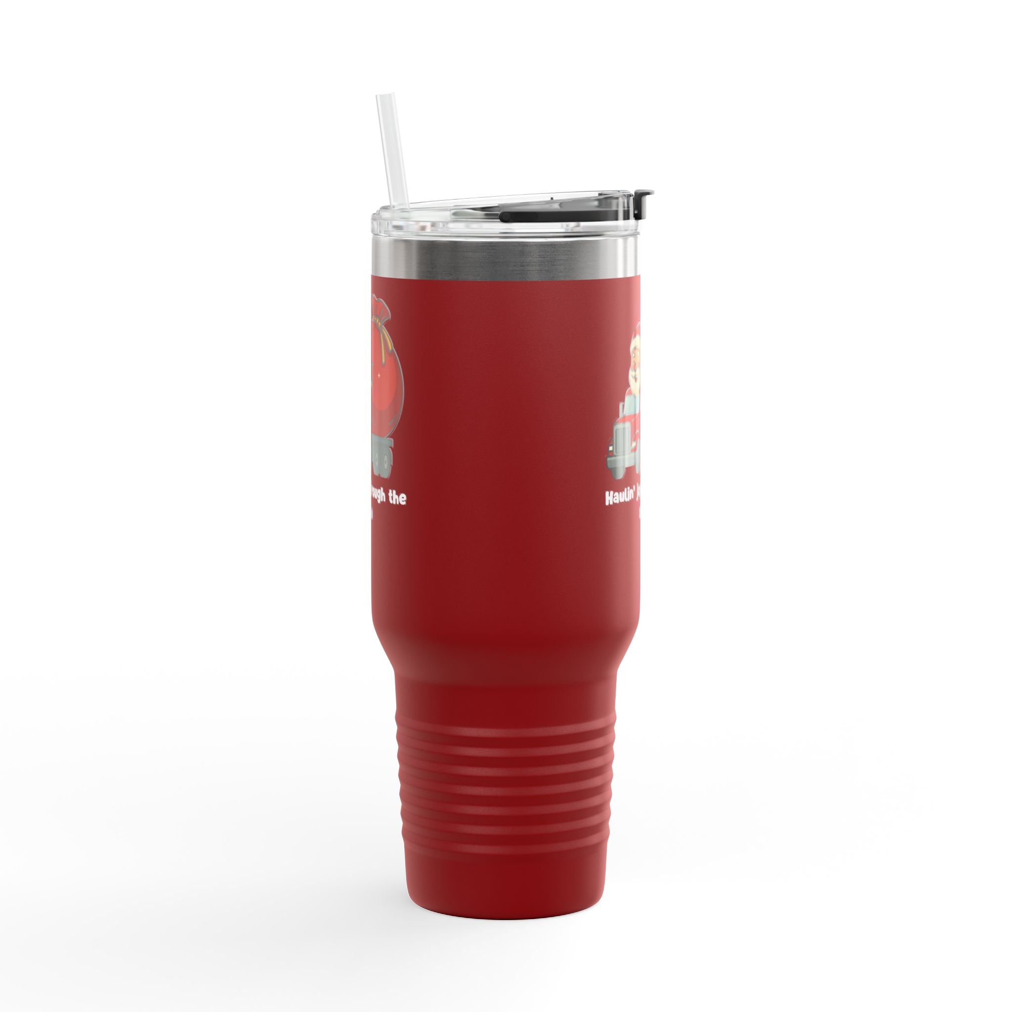 Festive 40oz Insulated Travel Mug for Holiday Cheer