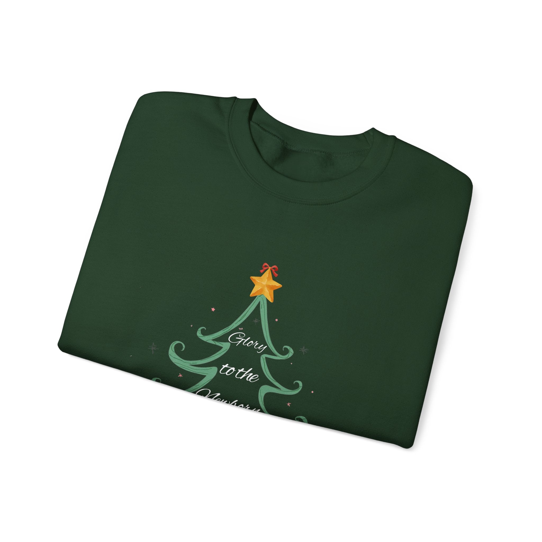 Christmas Glory Unisex Crewneck Sweatshirt Holiday Gift