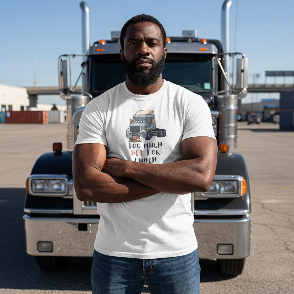Funny Truck Driver T Shirt Unisex Garment Dyed Tee Humor