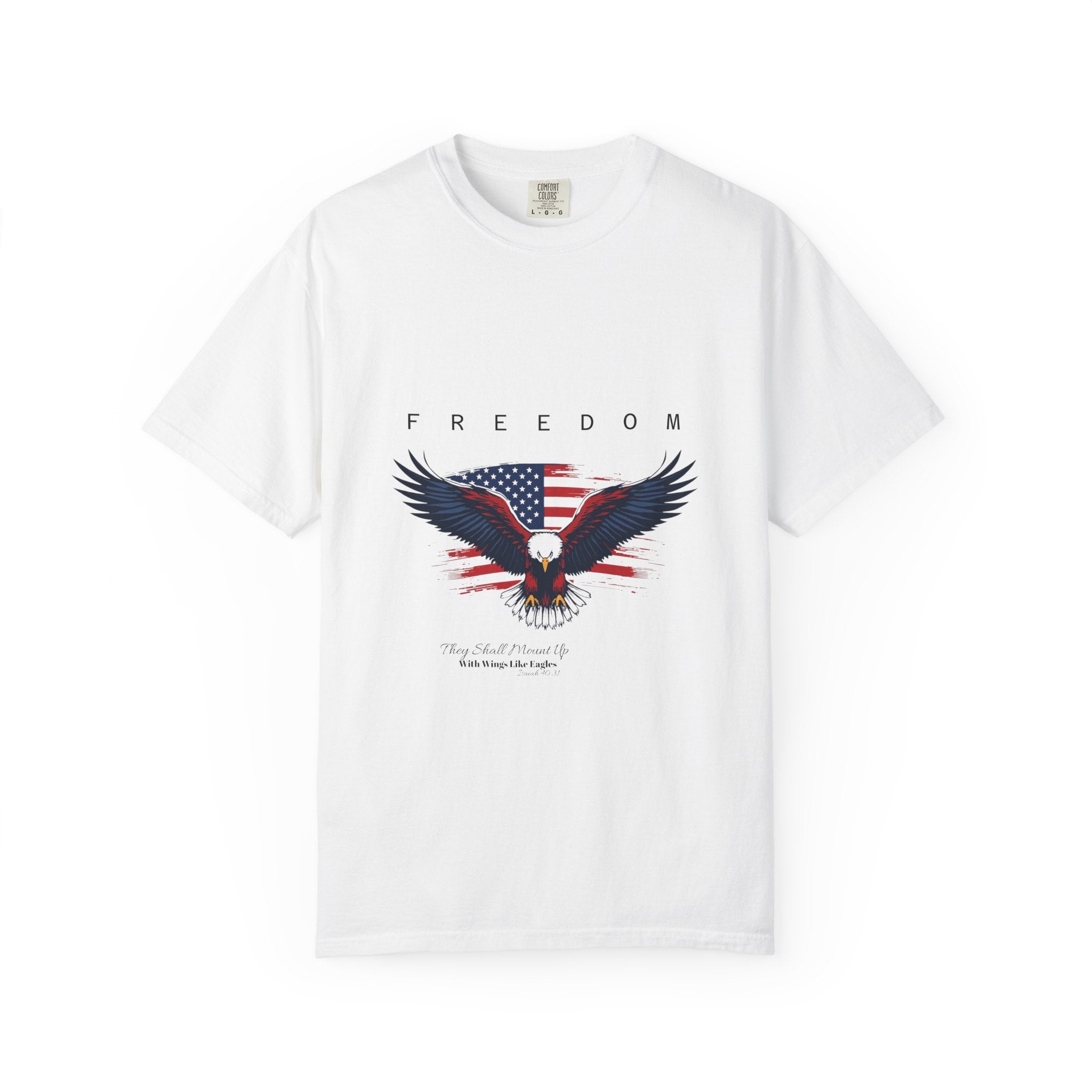 Christian Shirt Freedom Eagles Faith Tee Inspirational Gift