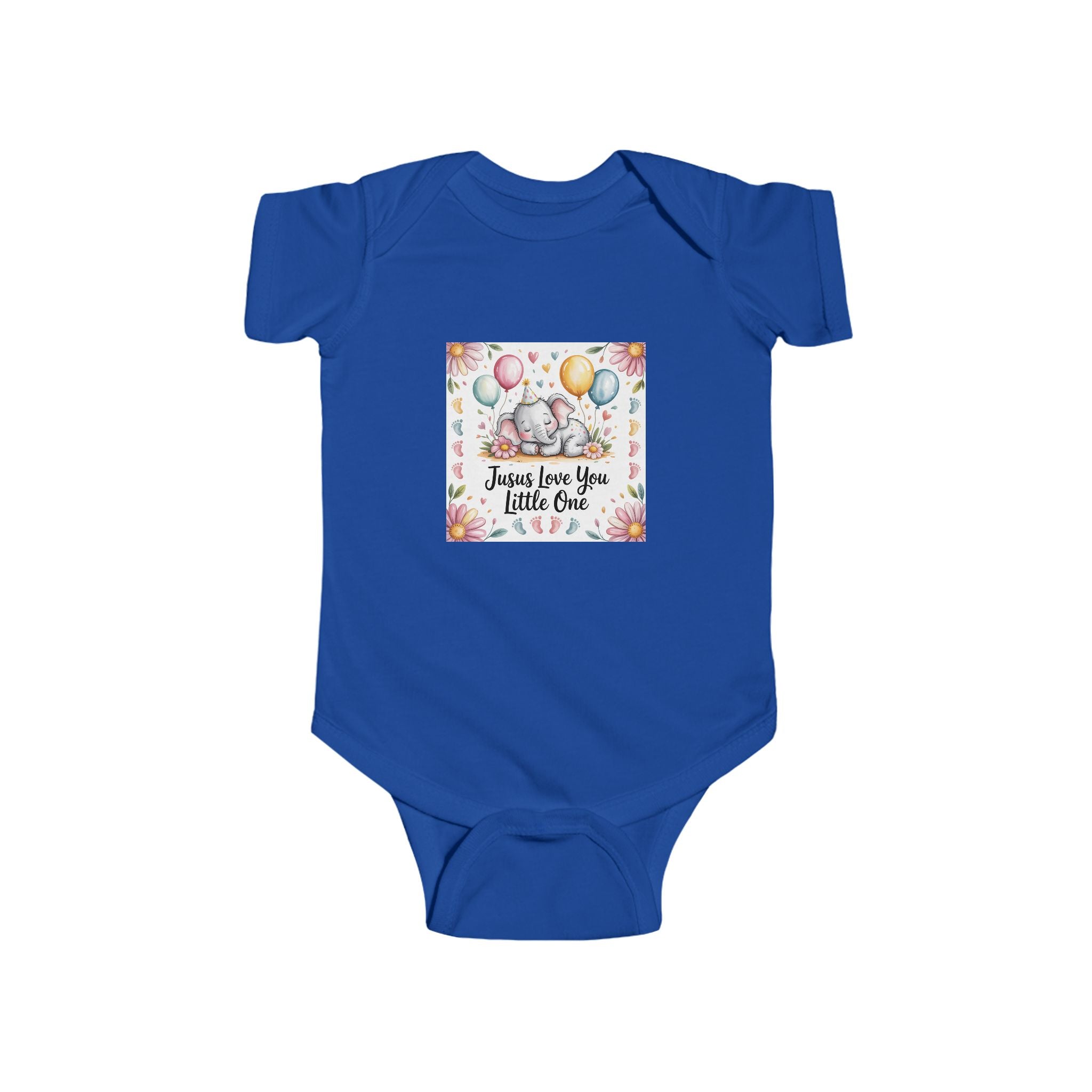 Christian Shirt Faith Apparel Baby Bodysuit Jesus Loves You
