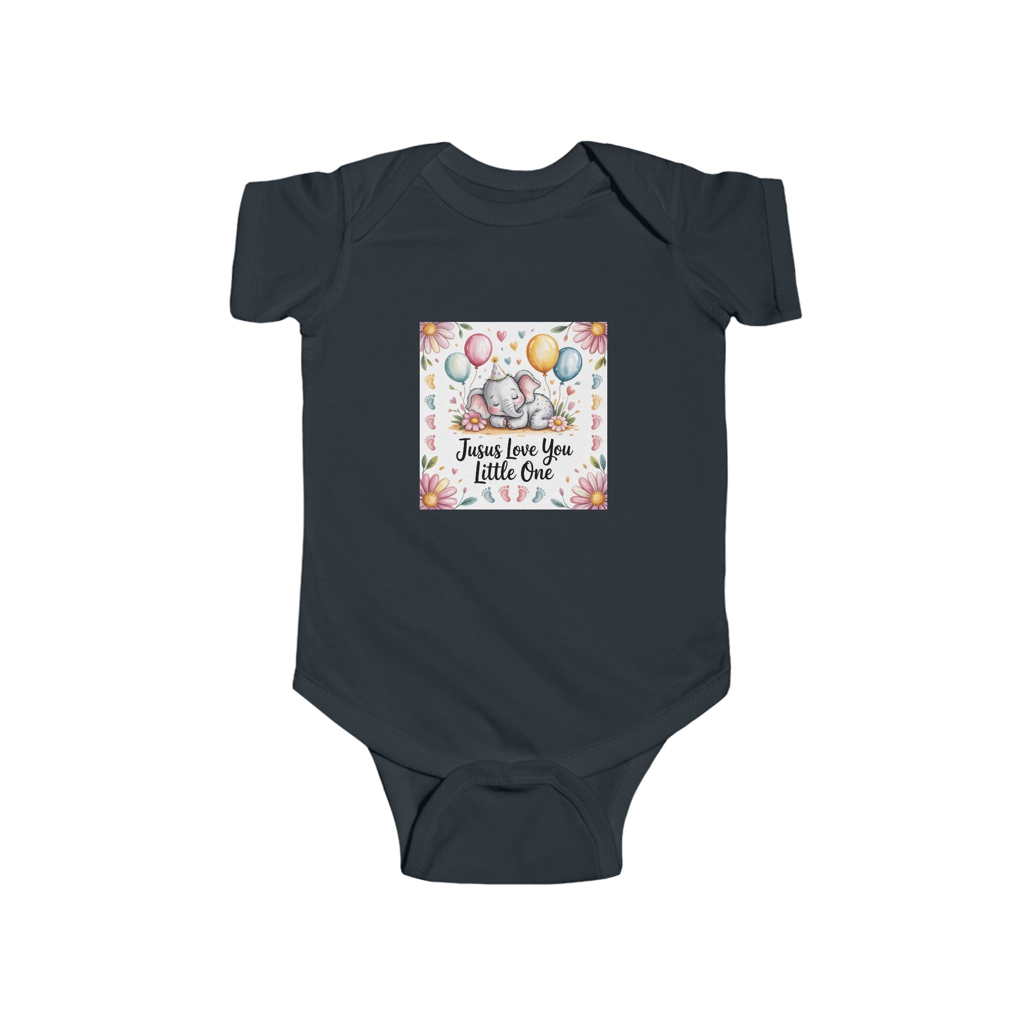 Christian Shirt Faith Apparel Baby Bodysuit Jesus Loves You