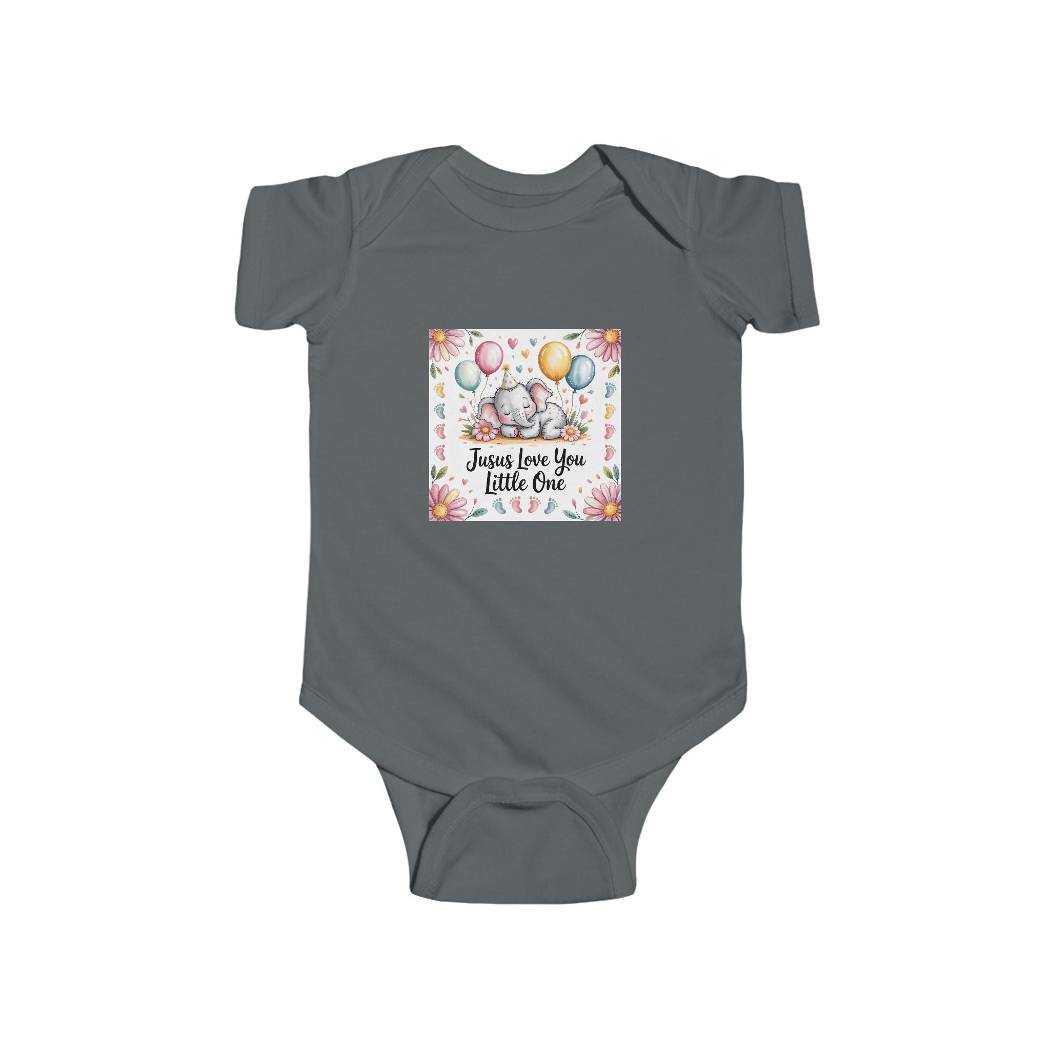Christian Shirt Faith Apparel Baby Bodysuit Jesus Loves You