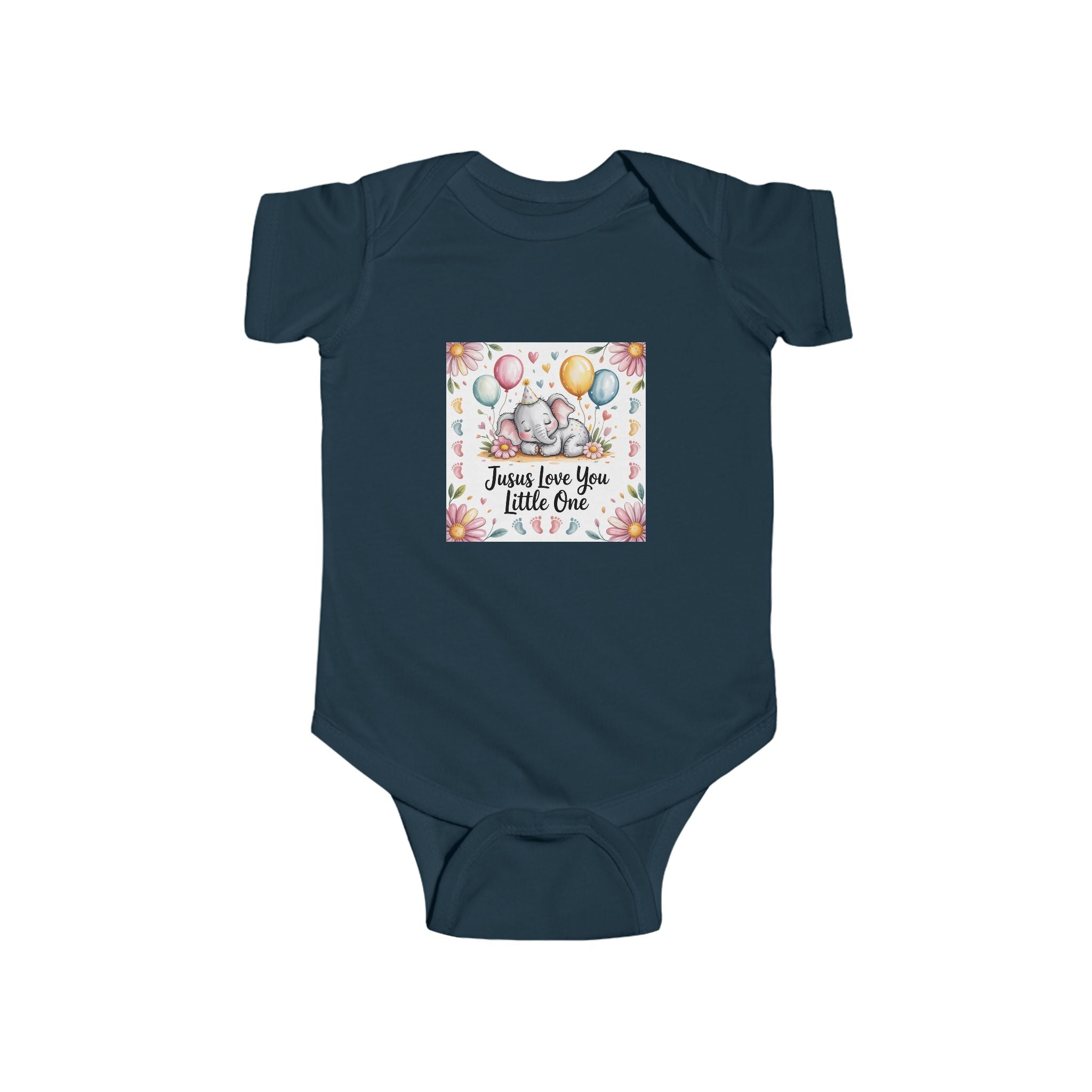Christian Shirt Faith Apparel Baby Bodysuit Jesus Loves You