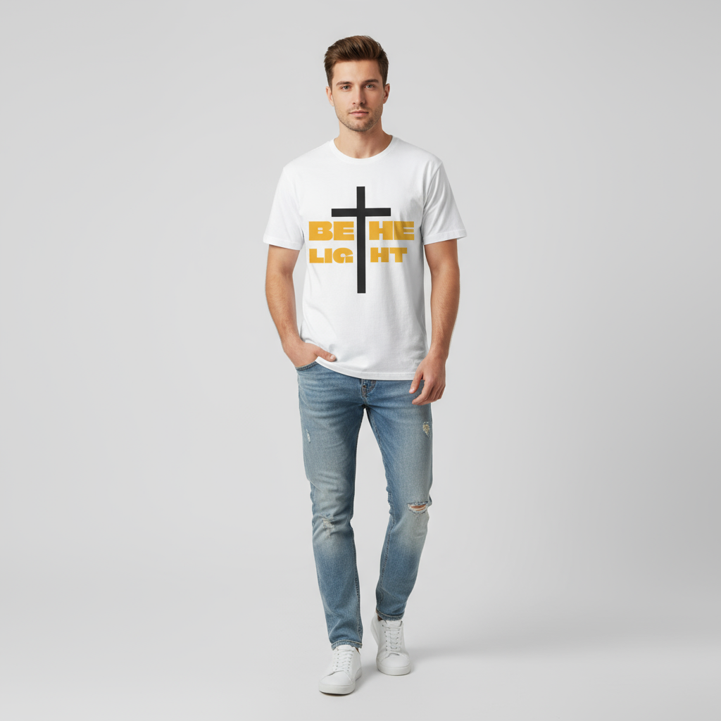 Be The Light Christian Shirt Inspiring Faith Apparel Gift