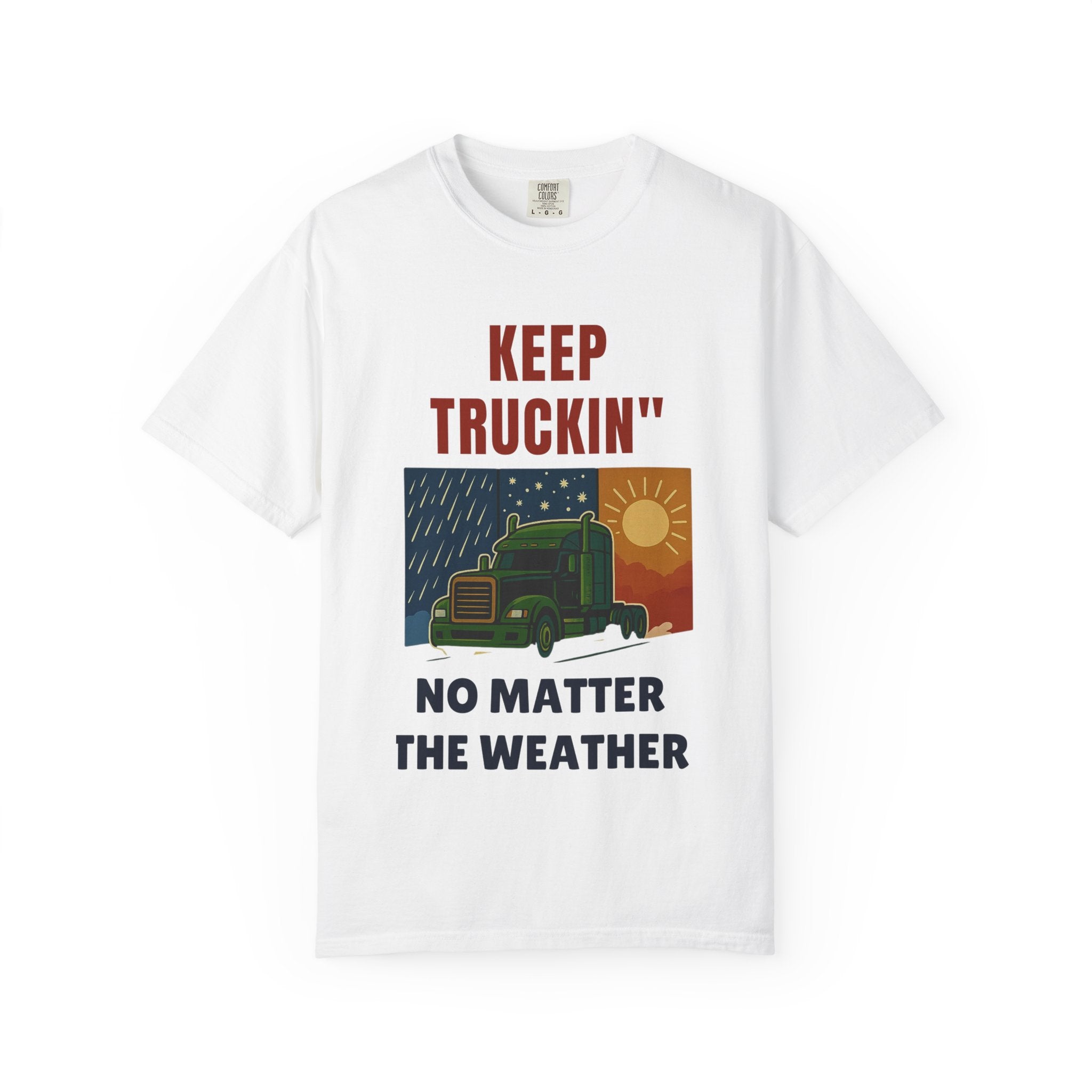 Keep Truckin Vintage T Shirt Unisex Work Tee Road Trip Gift