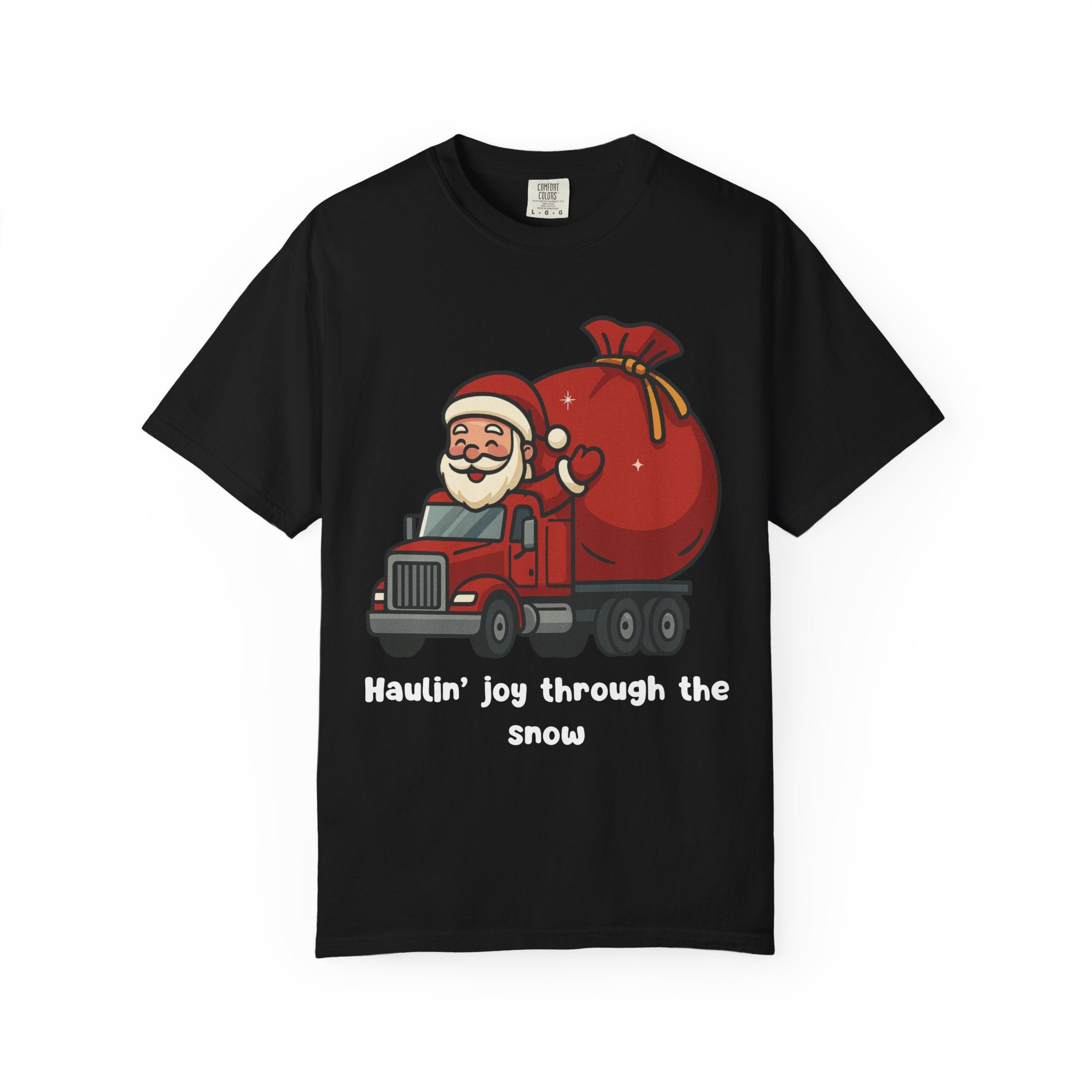 Festive Santa T Shirt Unisex Holiday Tee Christmas Gift