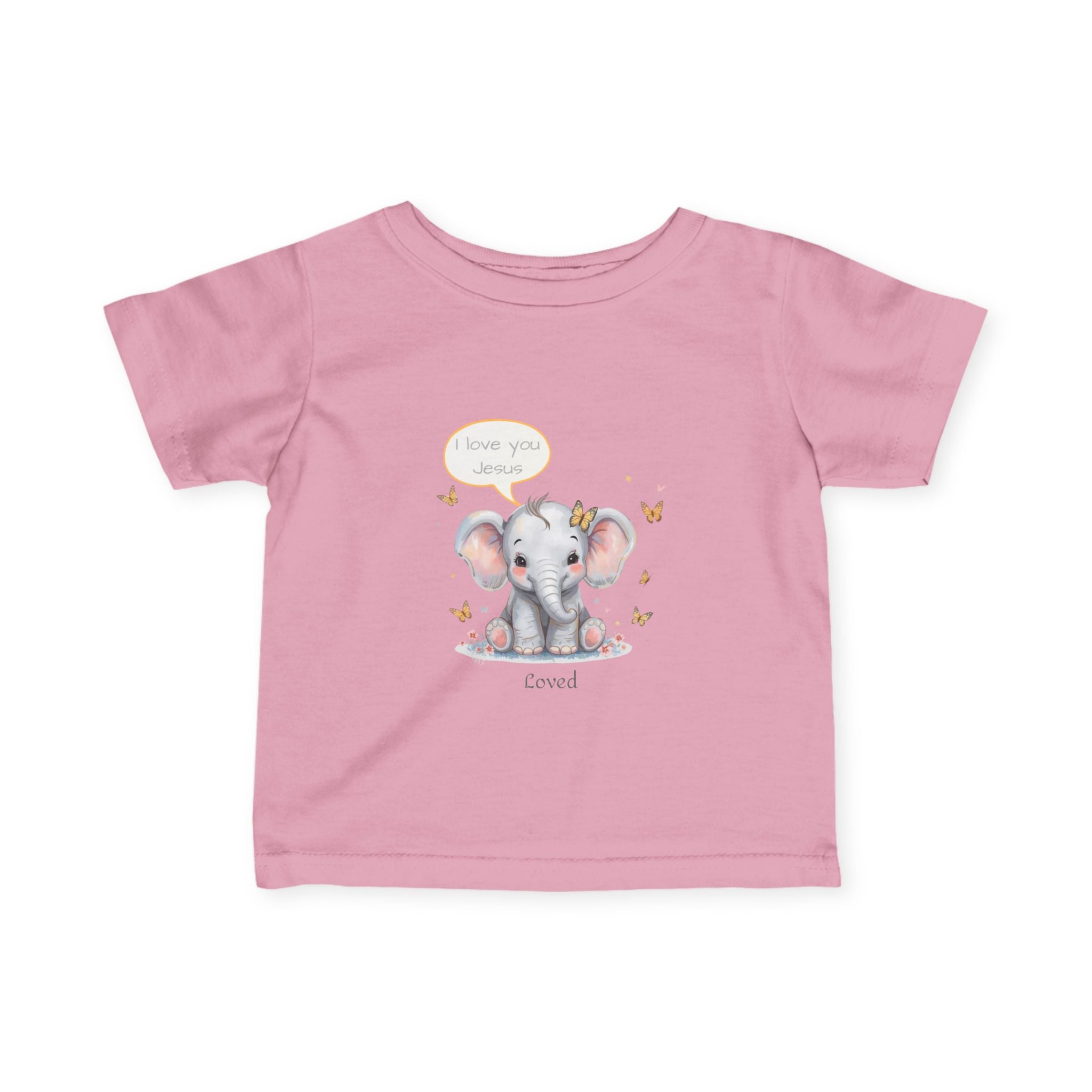 Christian Shirt Infant Elephant Inspirational Gift