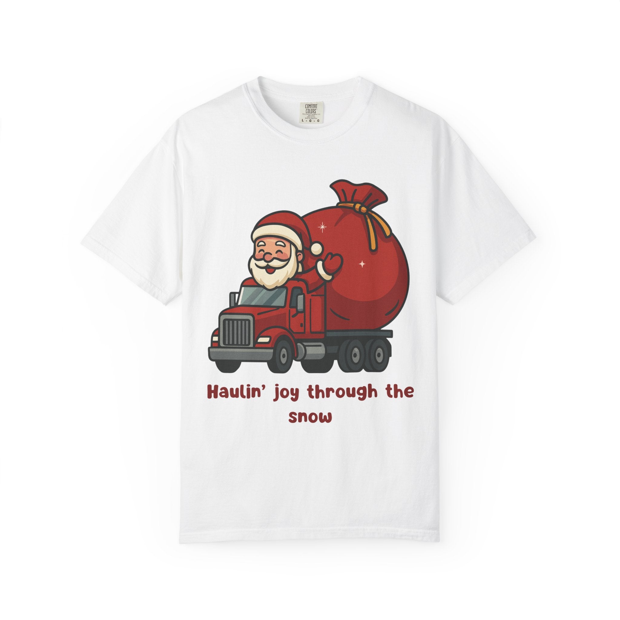 Festive Santa T Shirt Unisex Holiday Tee Christmas Gift