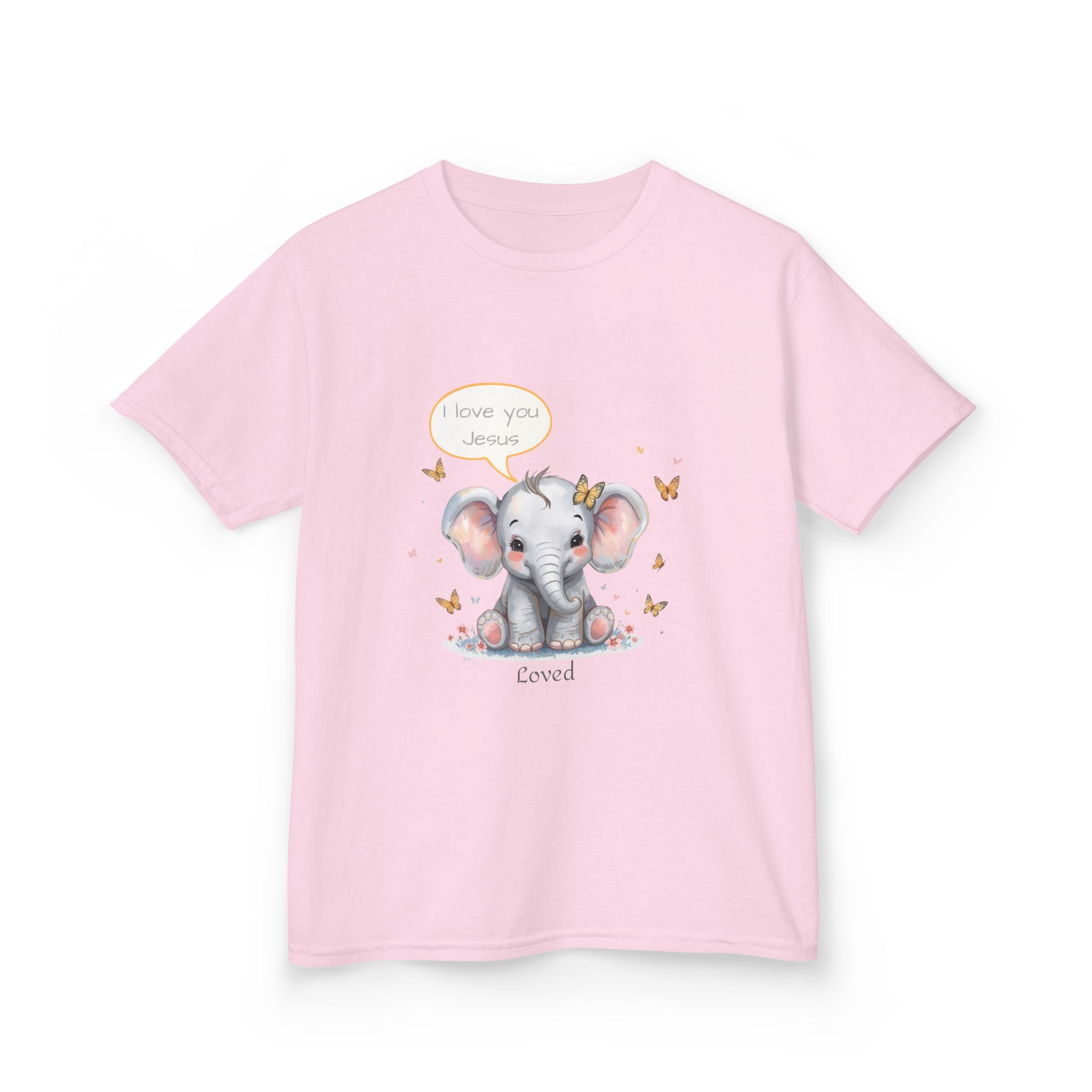 Kids Christian Shirt Faith Apparel I Love You Jesus