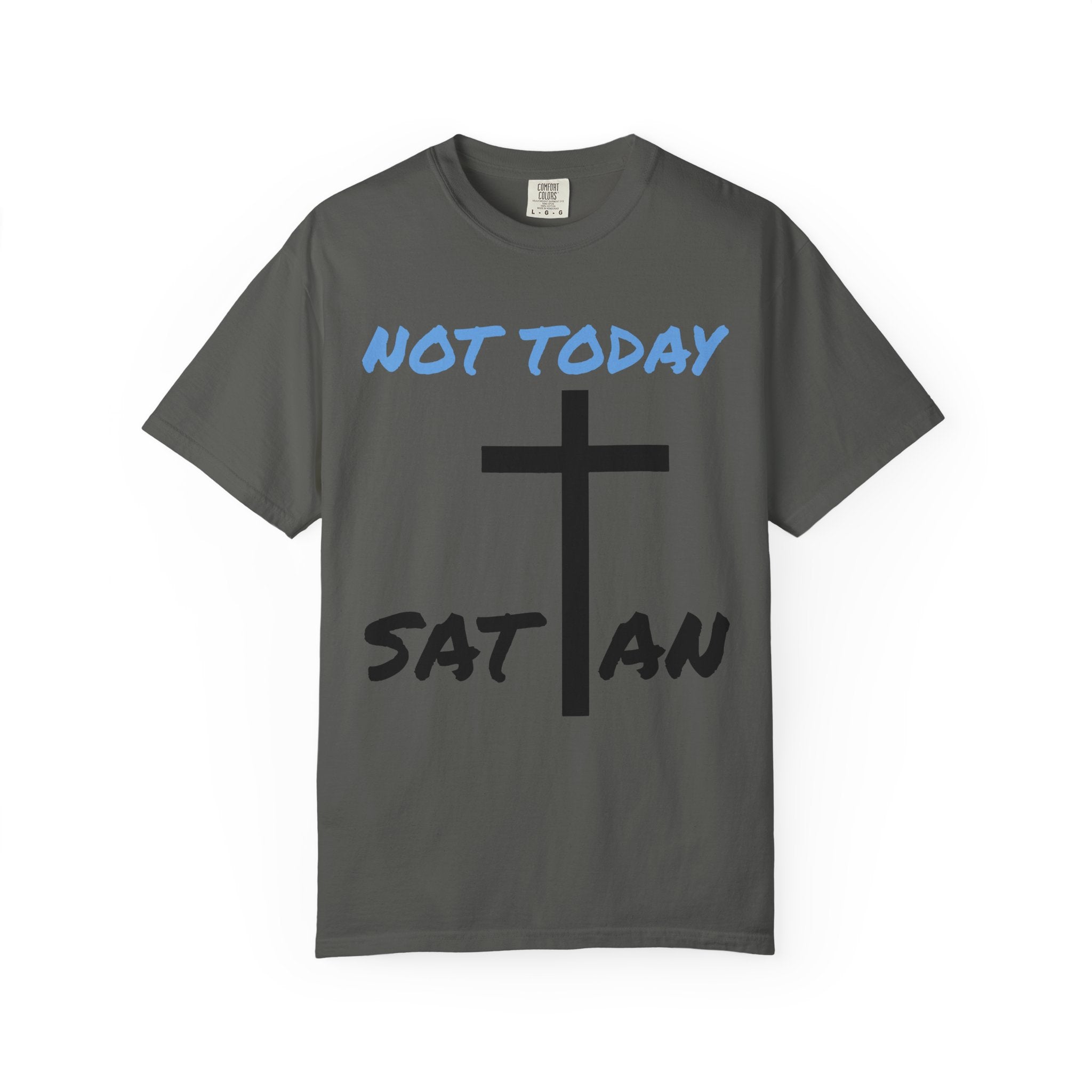 Christian Shirt Not Today Satan Tee For Faithful Style