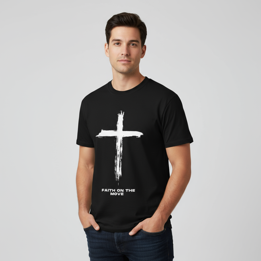 Faith On The Move Christian Shirt Inspirational Gift
