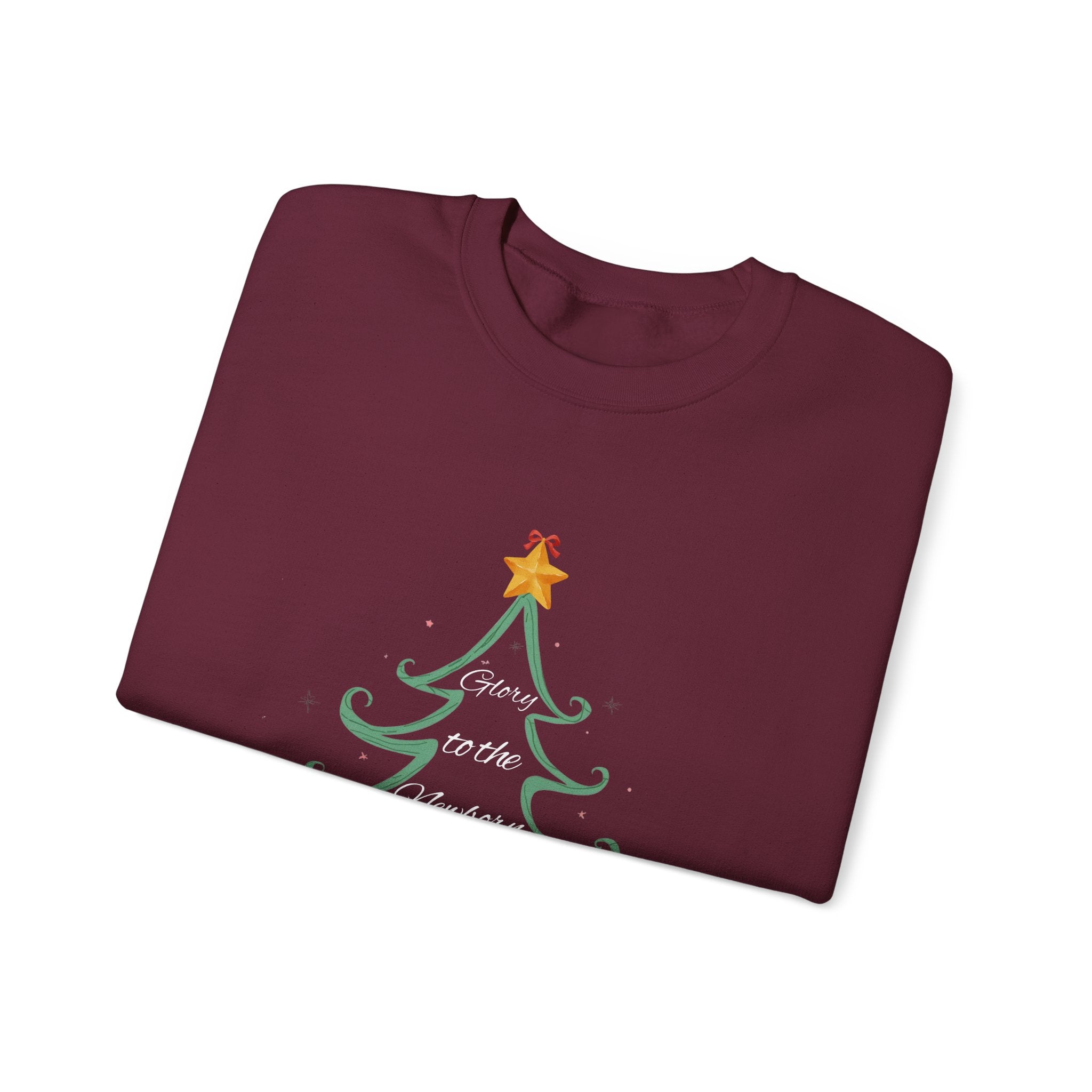 Christmas Glory Unisex Crewneck Sweatshirt Holiday Gift