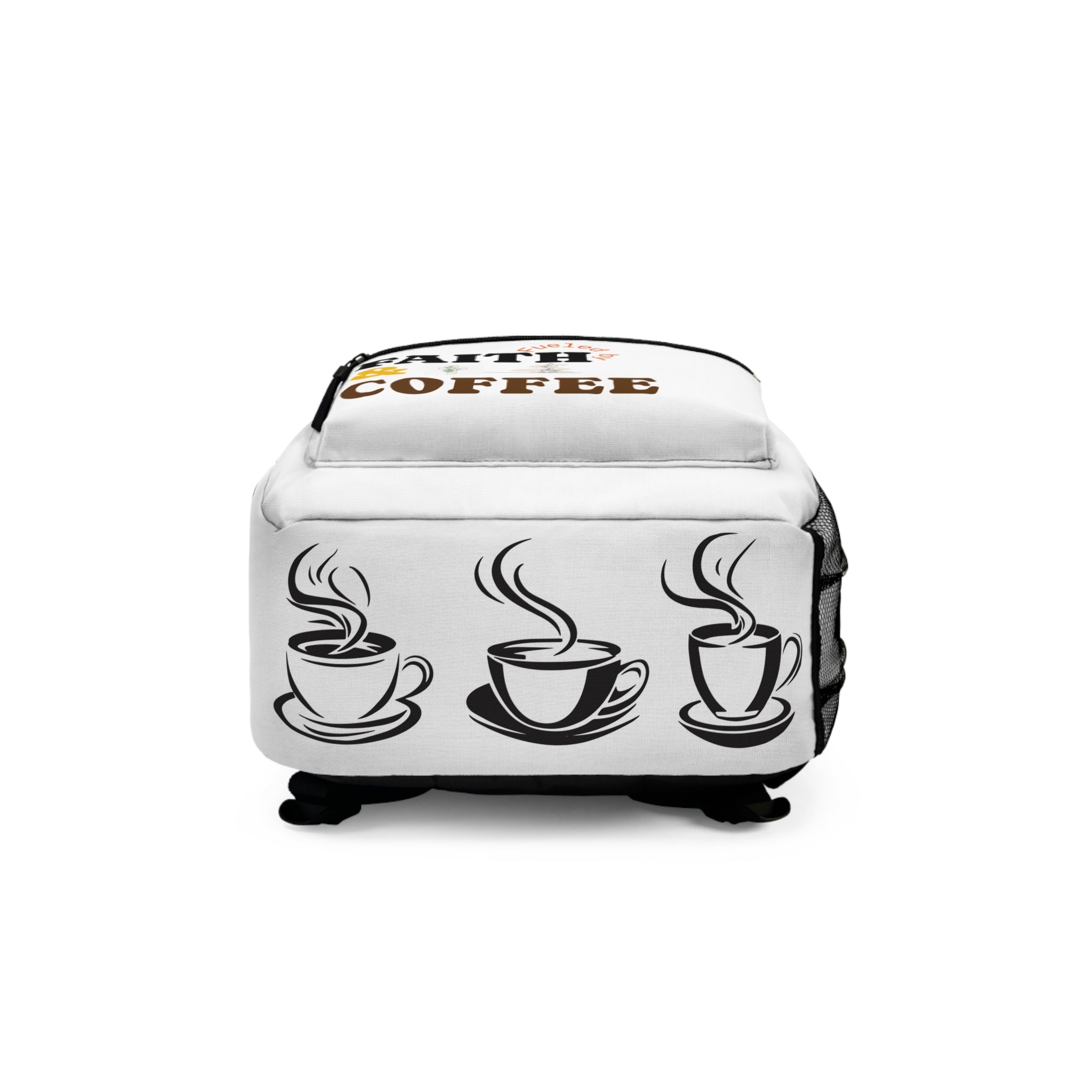 Faith And Coffee Backpack Inspirational Gift For Christians