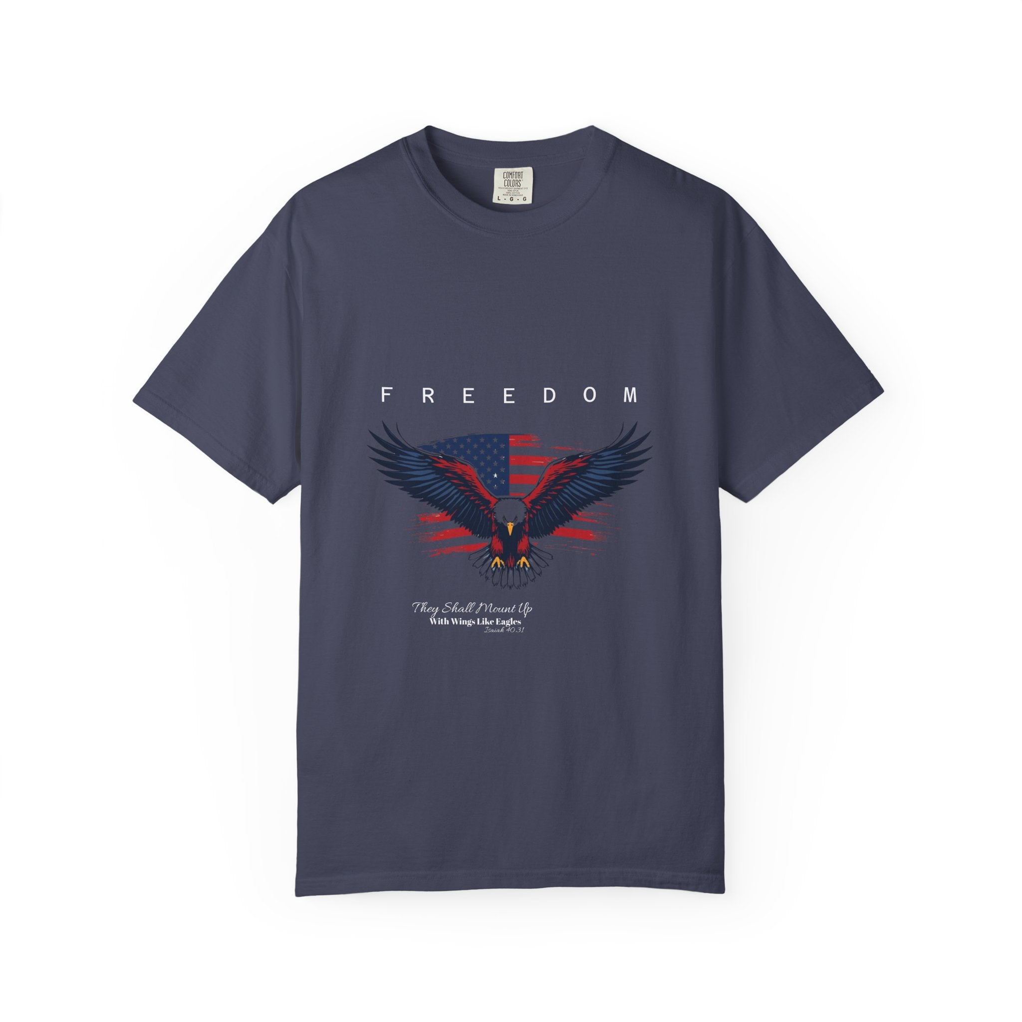 Christian Shirt Freedom Eagles Faith Tee Inspirational Gift