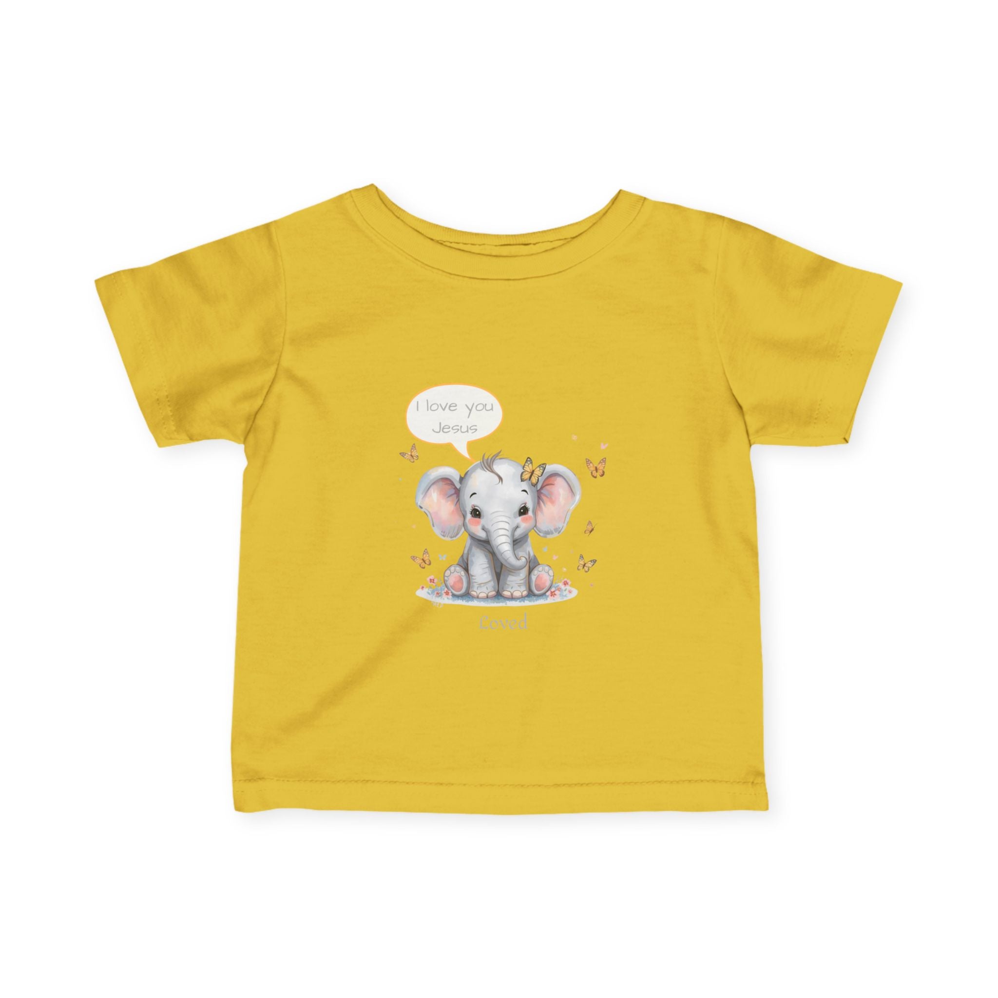 Christian Shirt Infant Elephant Inspirational Gift