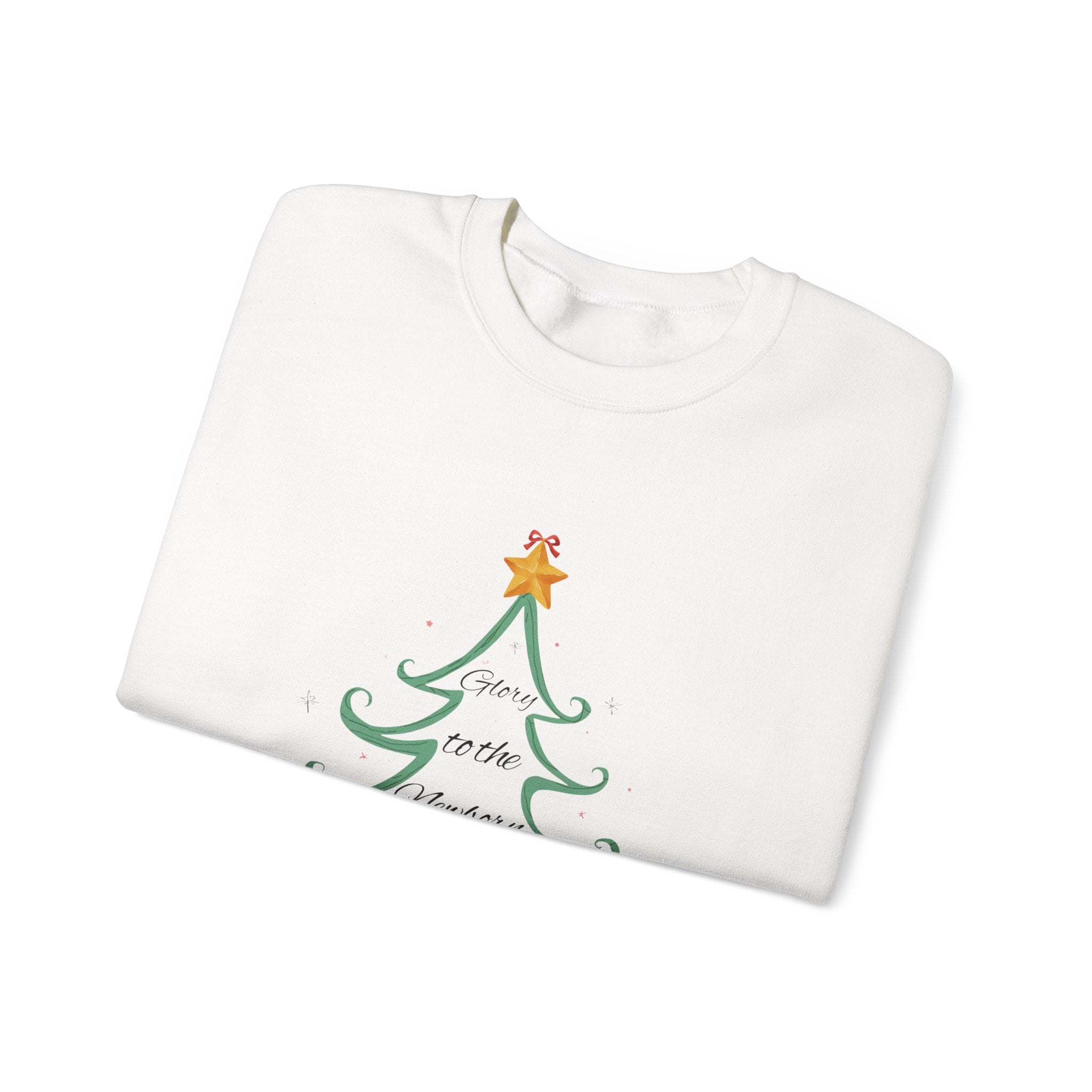 Christmas Glory Unisex Crewneck Sweatshirt Holiday Gift