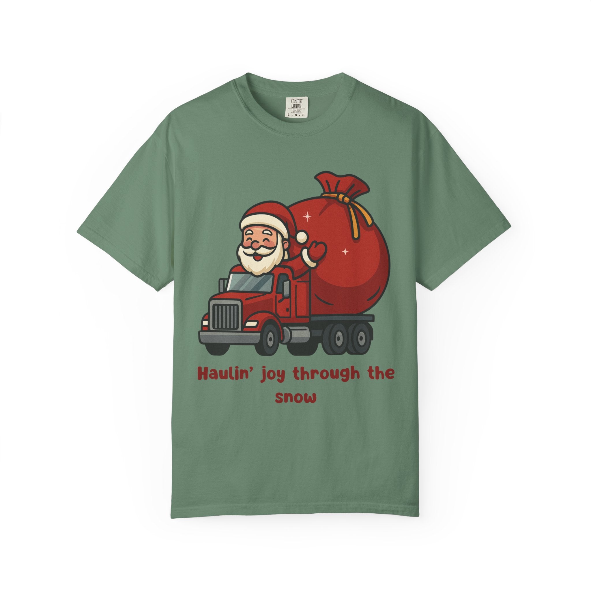 Festive Santa T Shirt Unisex Holiday Tee Christmas Gift