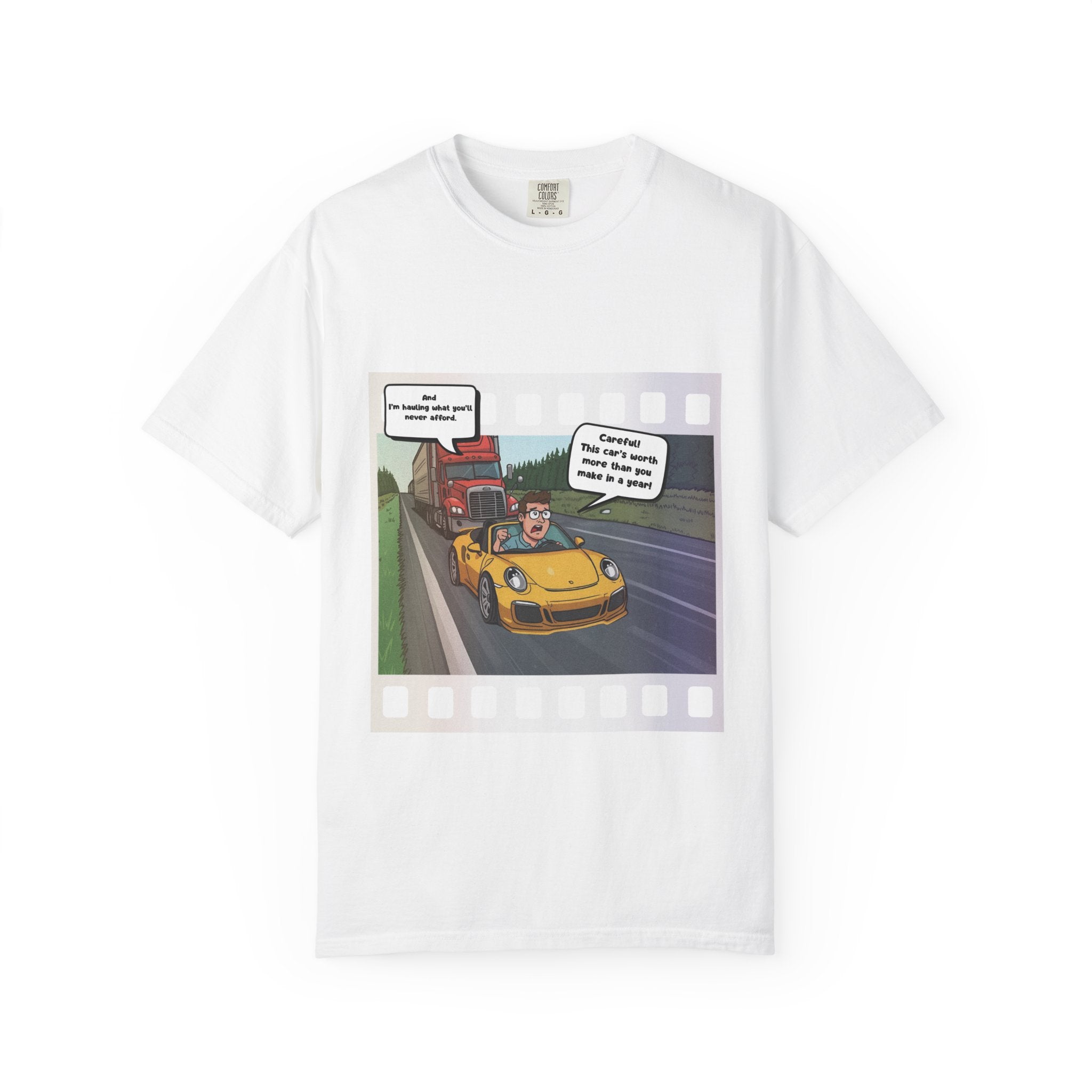 Funny Car Enthusiast T Shirt Unisex Garment Dyed Comfort Fit Casual Driving Tee For Car Lovers