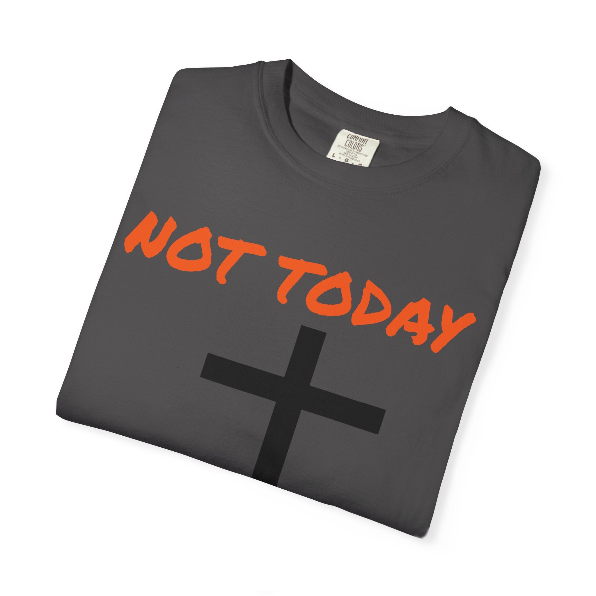 Christian Shirt Not Today Satan Tee For Faithful Style