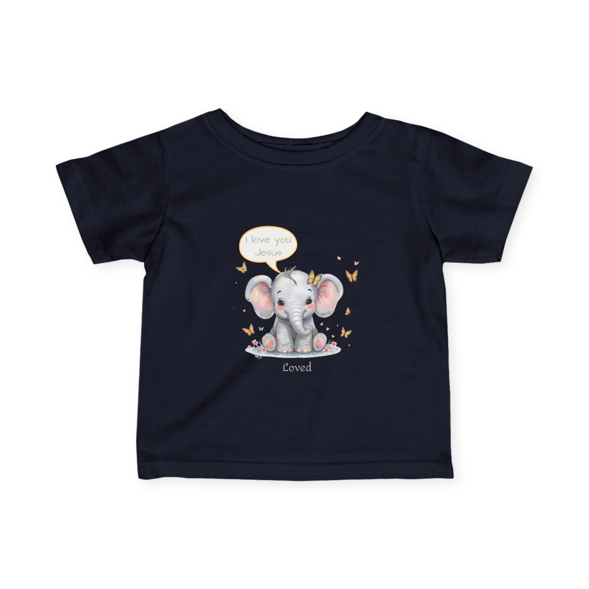 Christian Shirt Infant Elephant Inspirational Gift