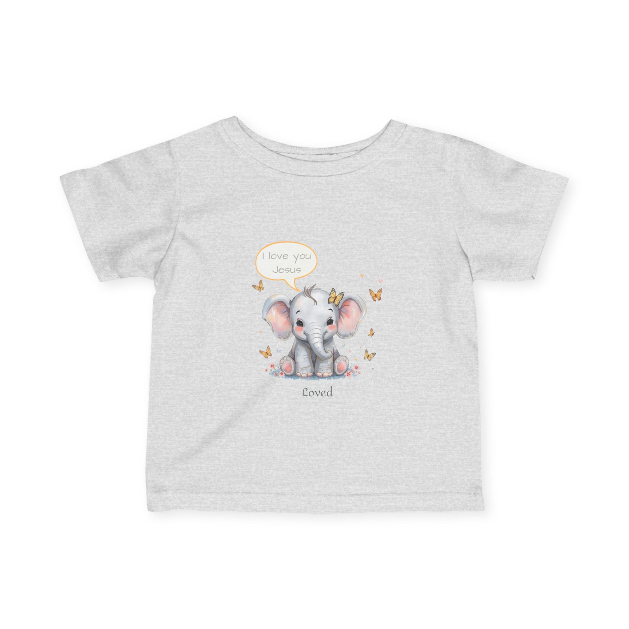 Christian Shirt Infant Elephant Inspirational Gift