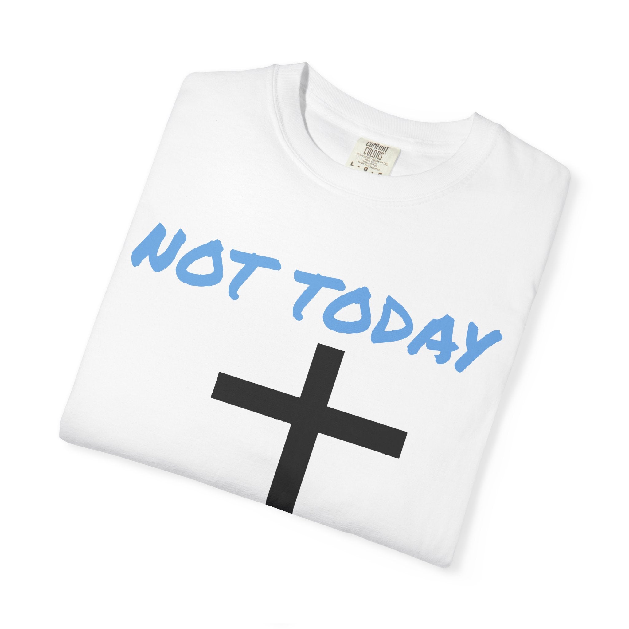 Christian Shirt Not Today Satan Tee For Faithful Style