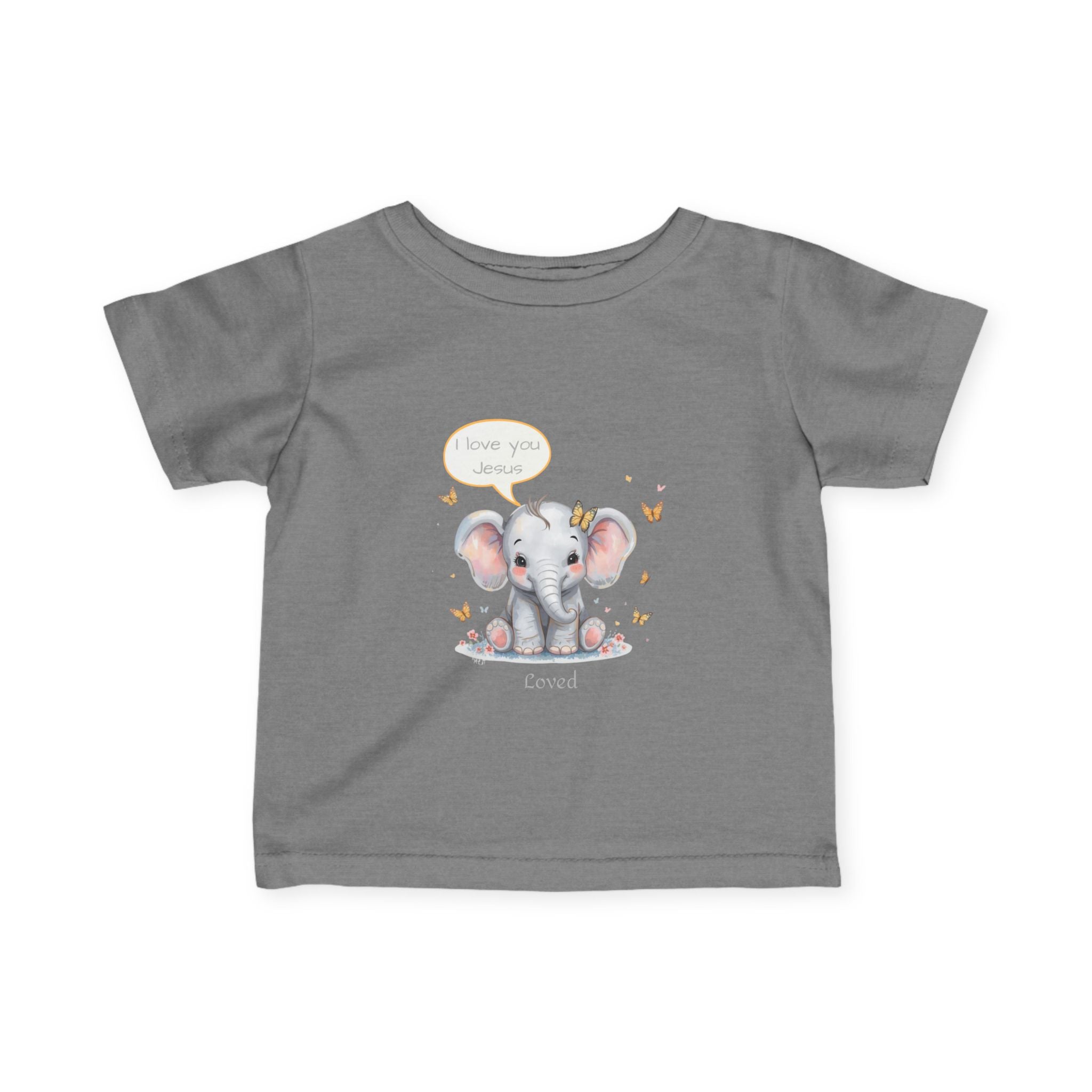 Christian Shirt Infant Elephant Inspirational Gift