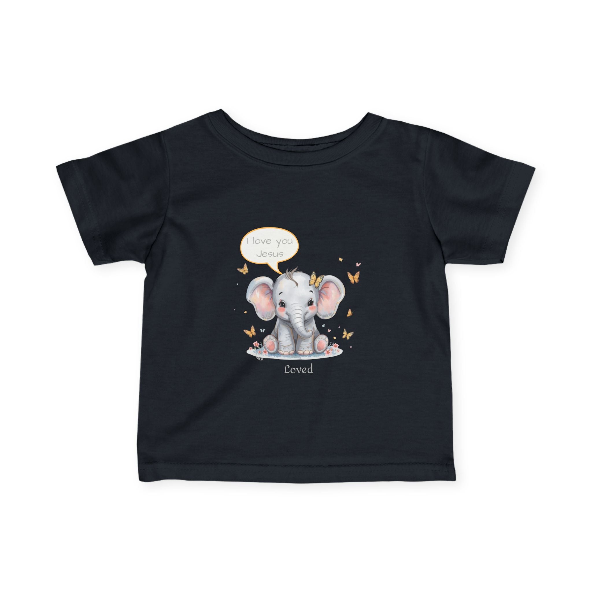 Christian Shirt Infant Elephant Inspirational Gift