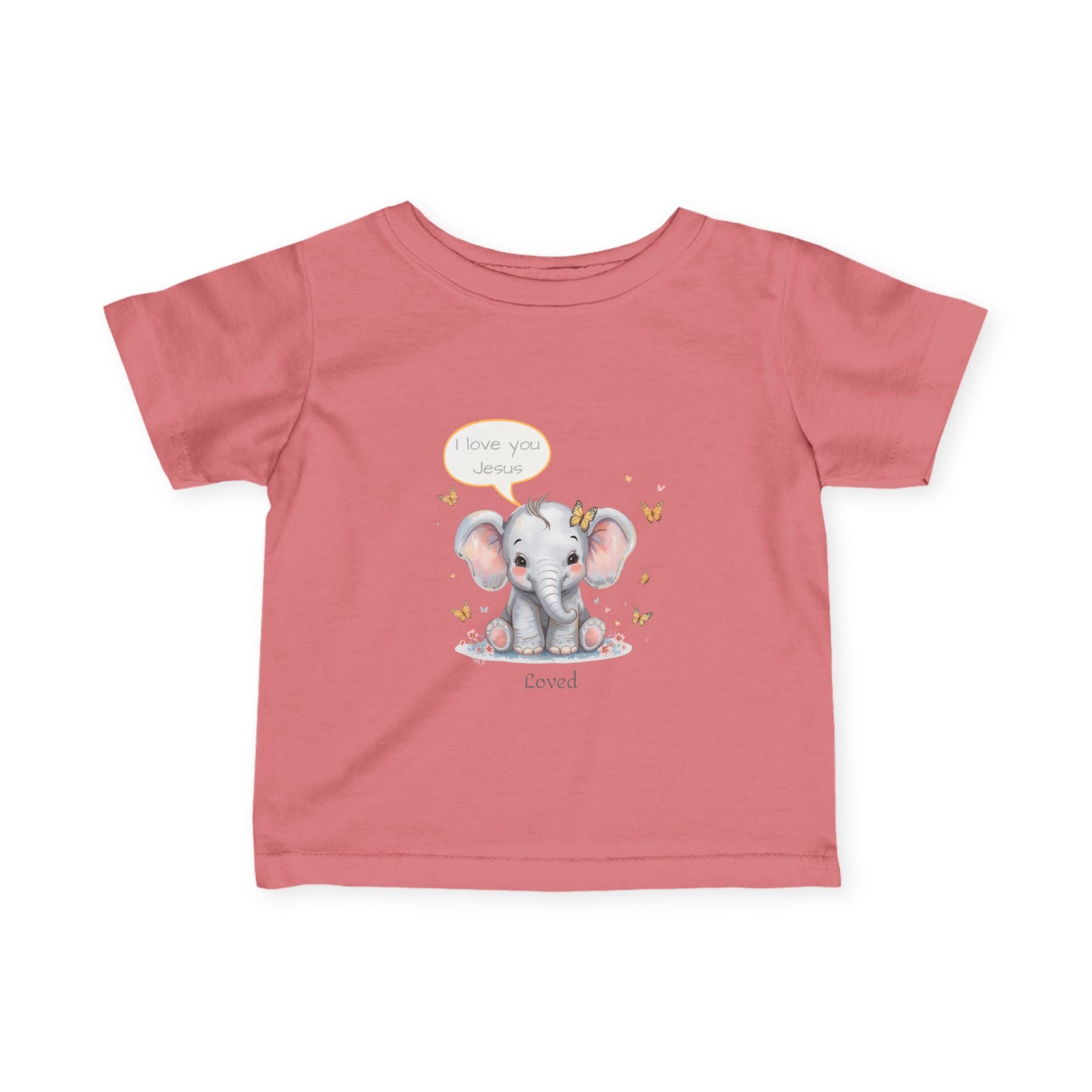 Christian Shirt Infant Elephant Inspirational Gift