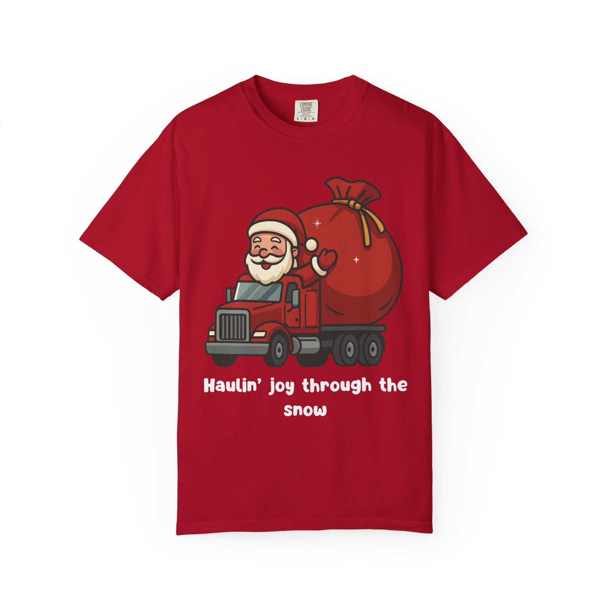 Festive Santa T Shirt Unisex Holiday Tee Christmas Gift
