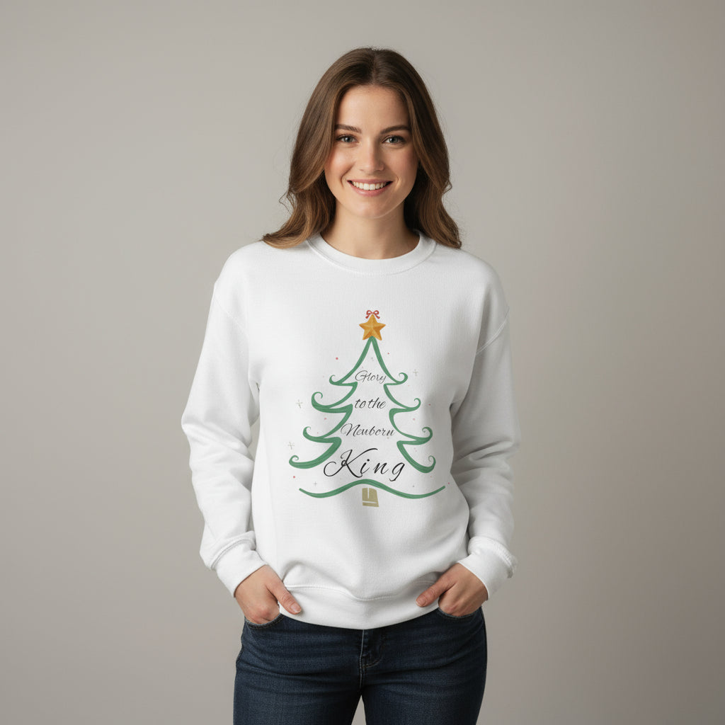 Christmas Glory Unisex Crewneck Sweatshirt Holiday Gift