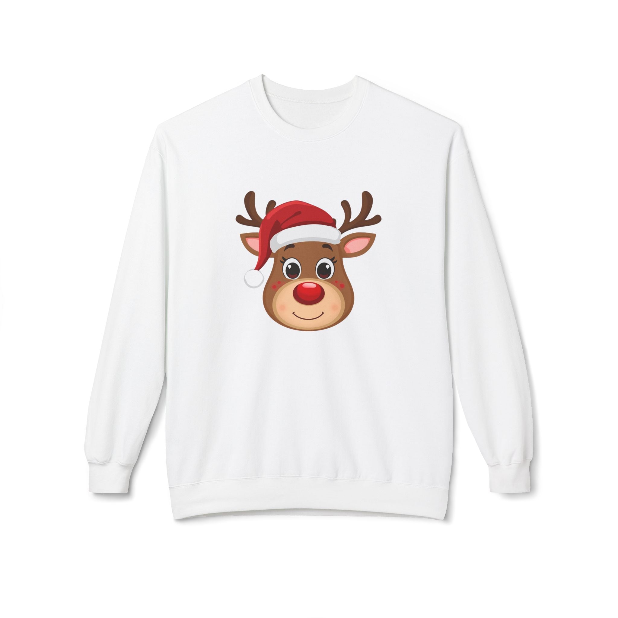Cozy Christmas Unisex Reindeer Crewneck Sweatshirt