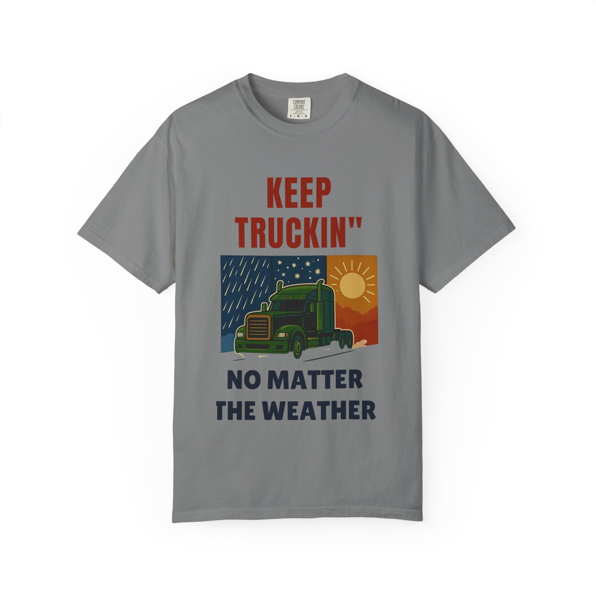 Keep Truckin Vintage T Shirt Unisex Work Tee Road Trip Gift