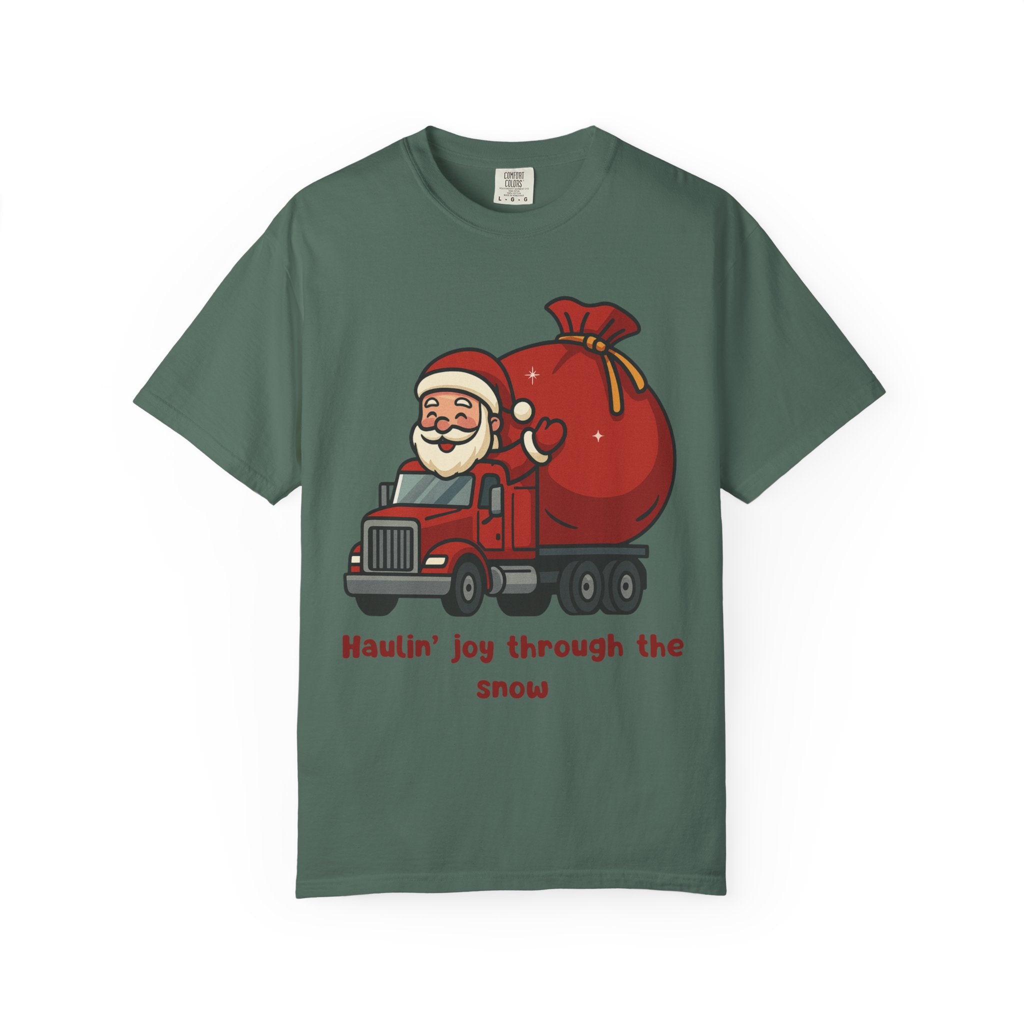 Festive Santa T Shirt Unisex Holiday Tee Christmas Gift