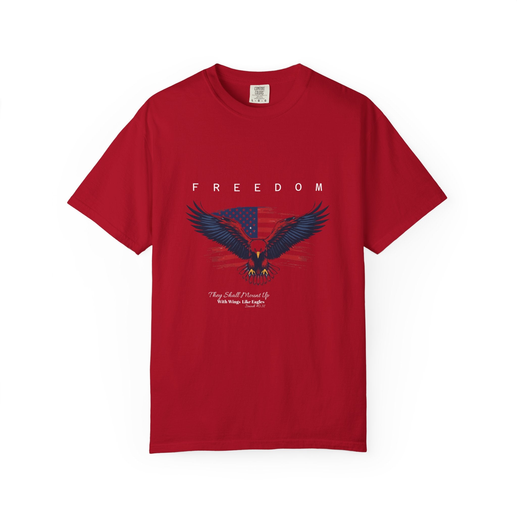 Christian Shirt Freedom Eagles Faith Tee Inspirational Gift