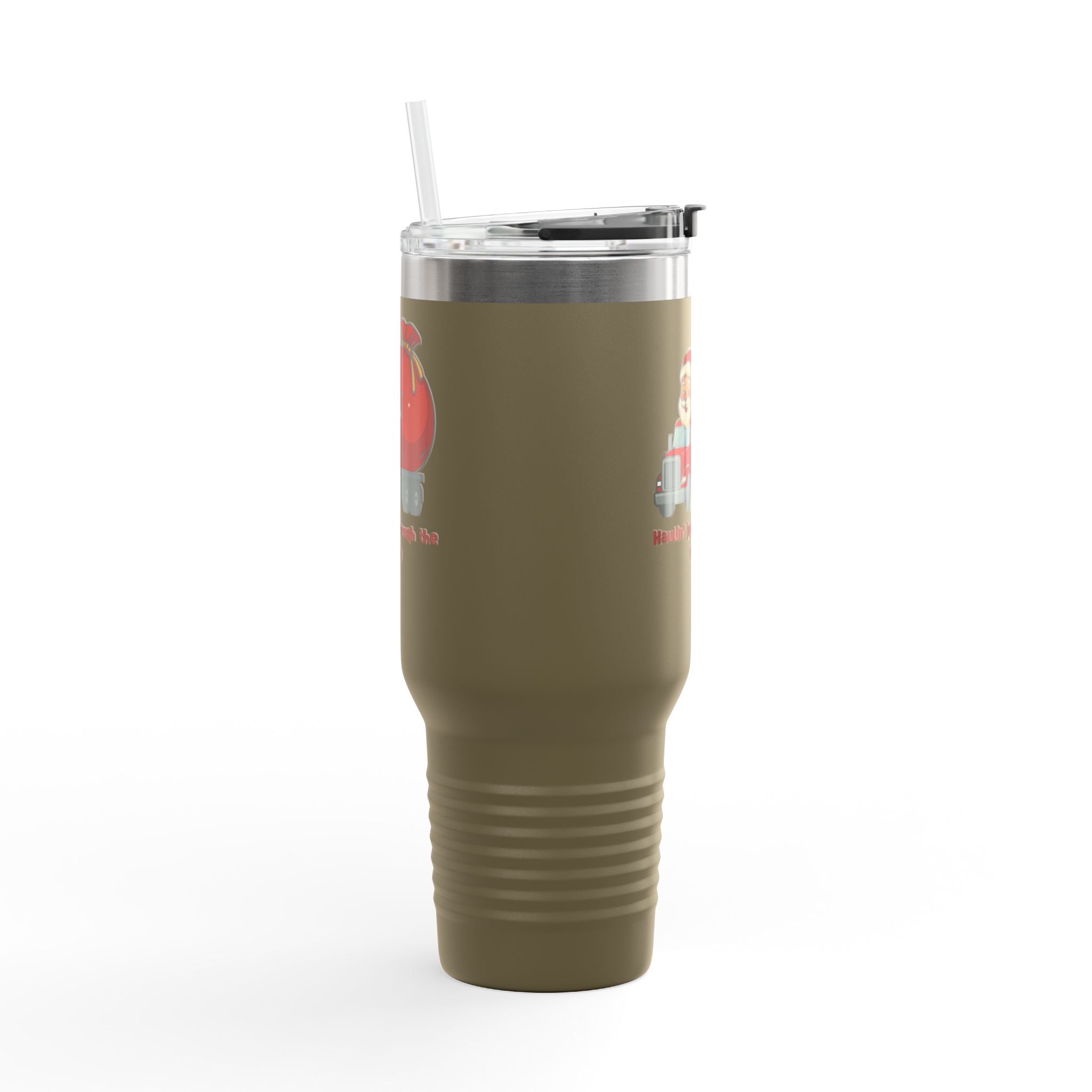 Festive 40oz Insulated Travel Mug for Holiday Cheer