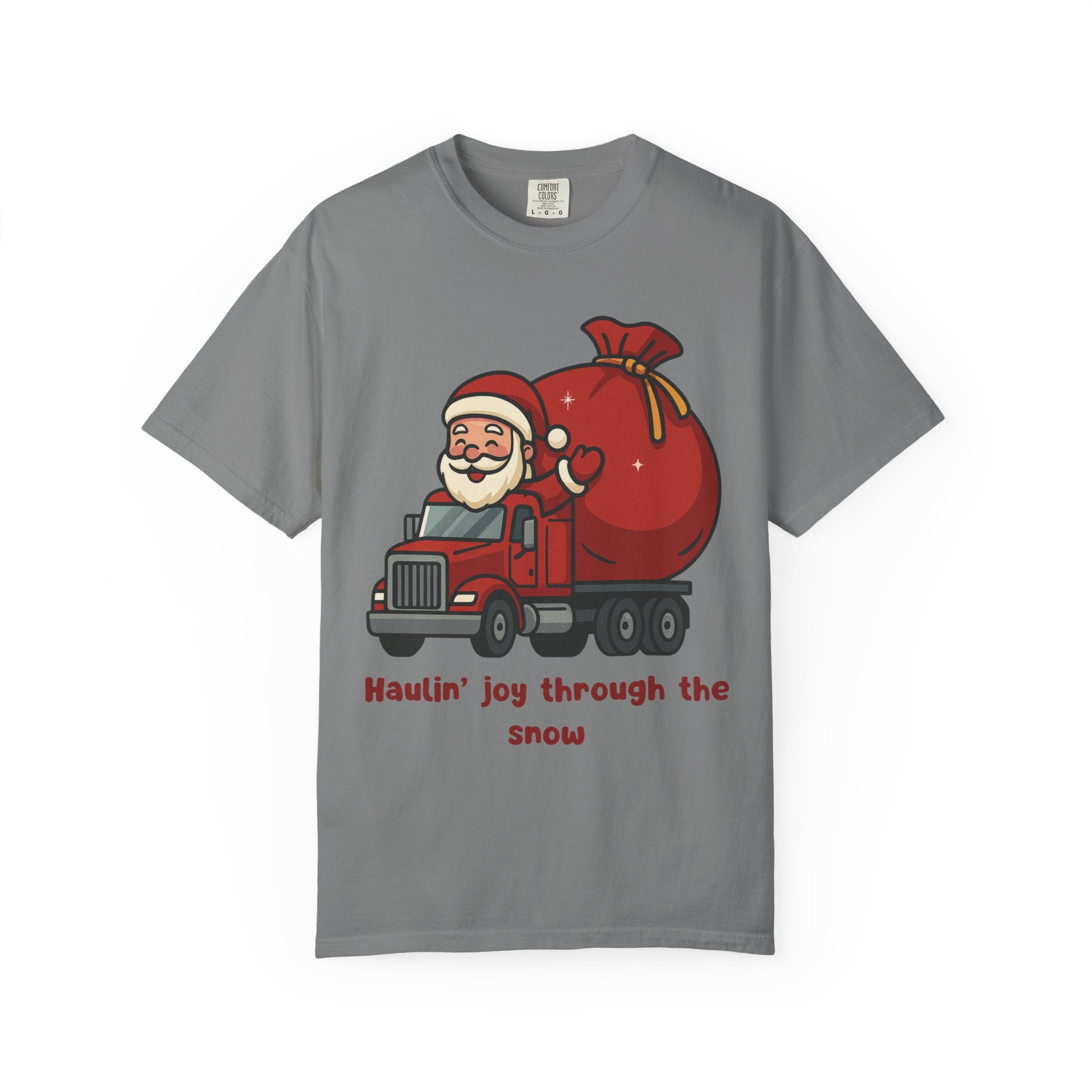 Festive Santa T Shirt Unisex Holiday Tee Christmas Gift