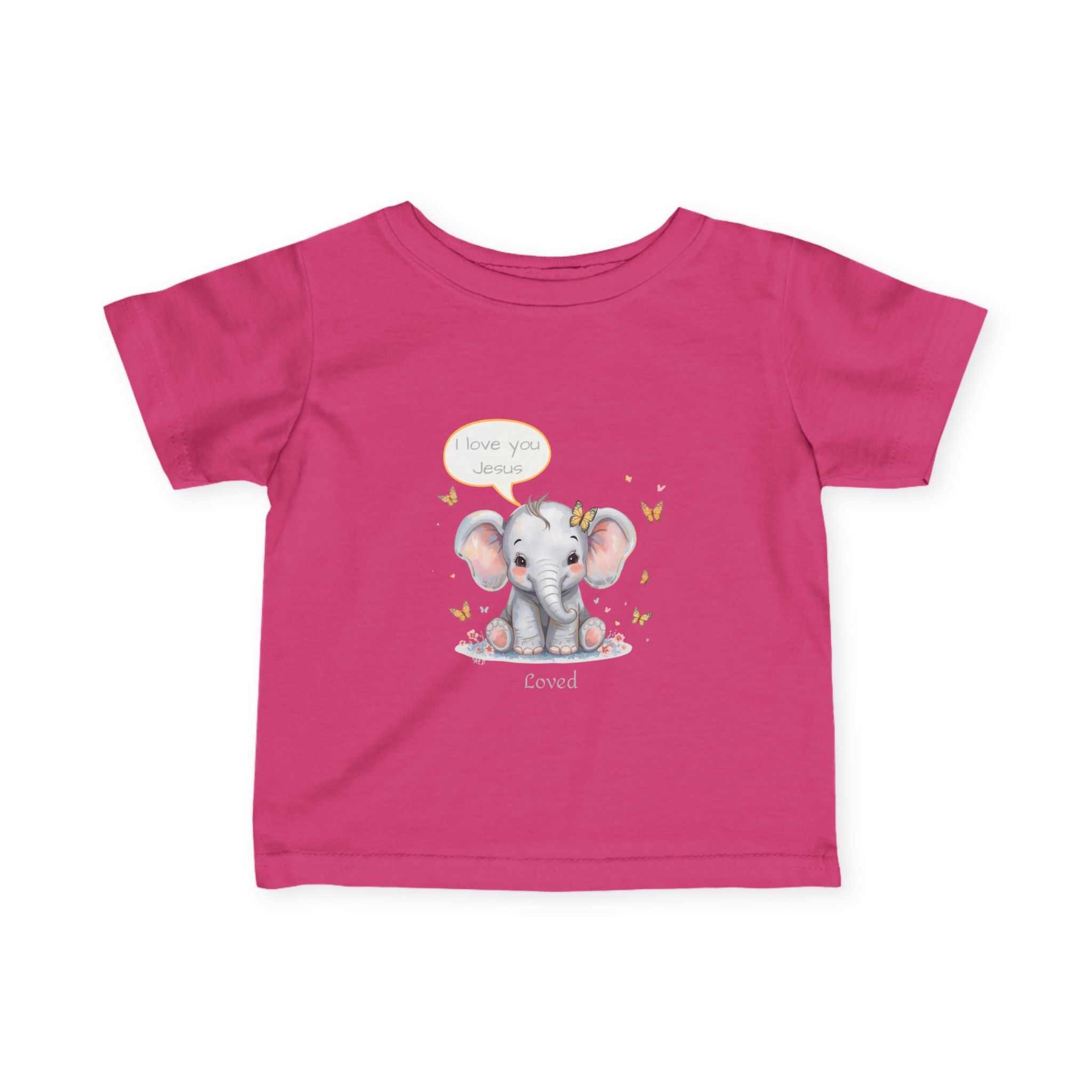 Christian Shirt Infant Elephant Inspirational Gift