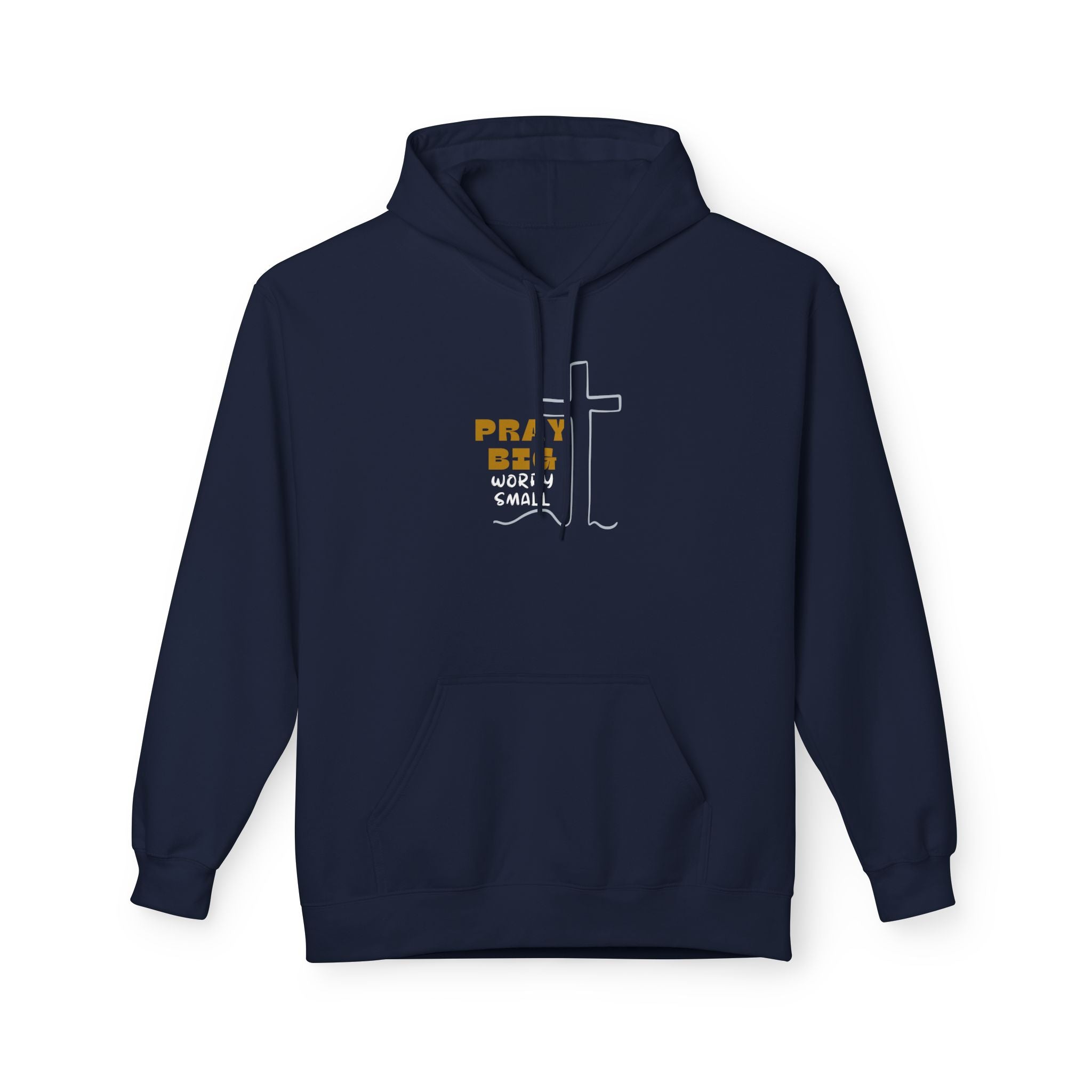 Pray Big Worry Small Hoodie Inspirational Gift Faith Daily