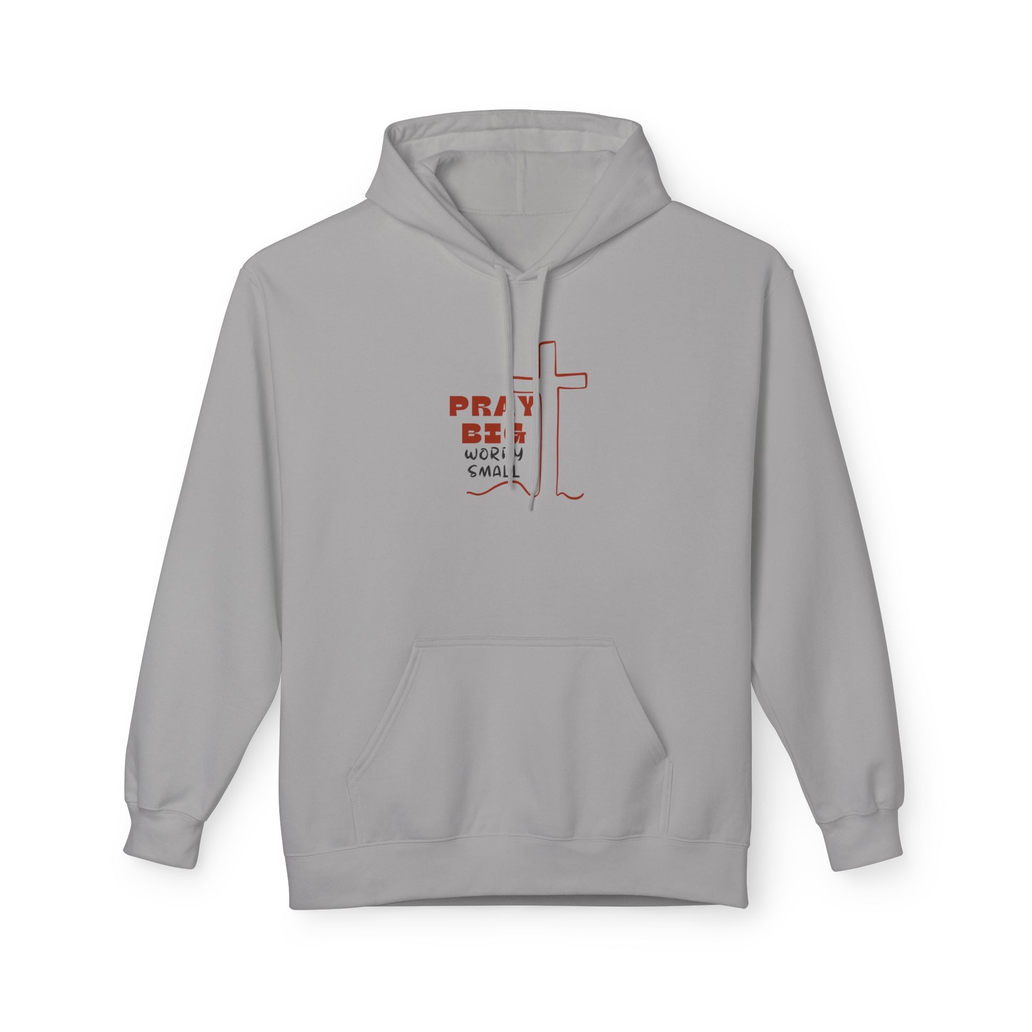 Pray Big Worry Small Hoodie Inspirational Gift Faith Daily